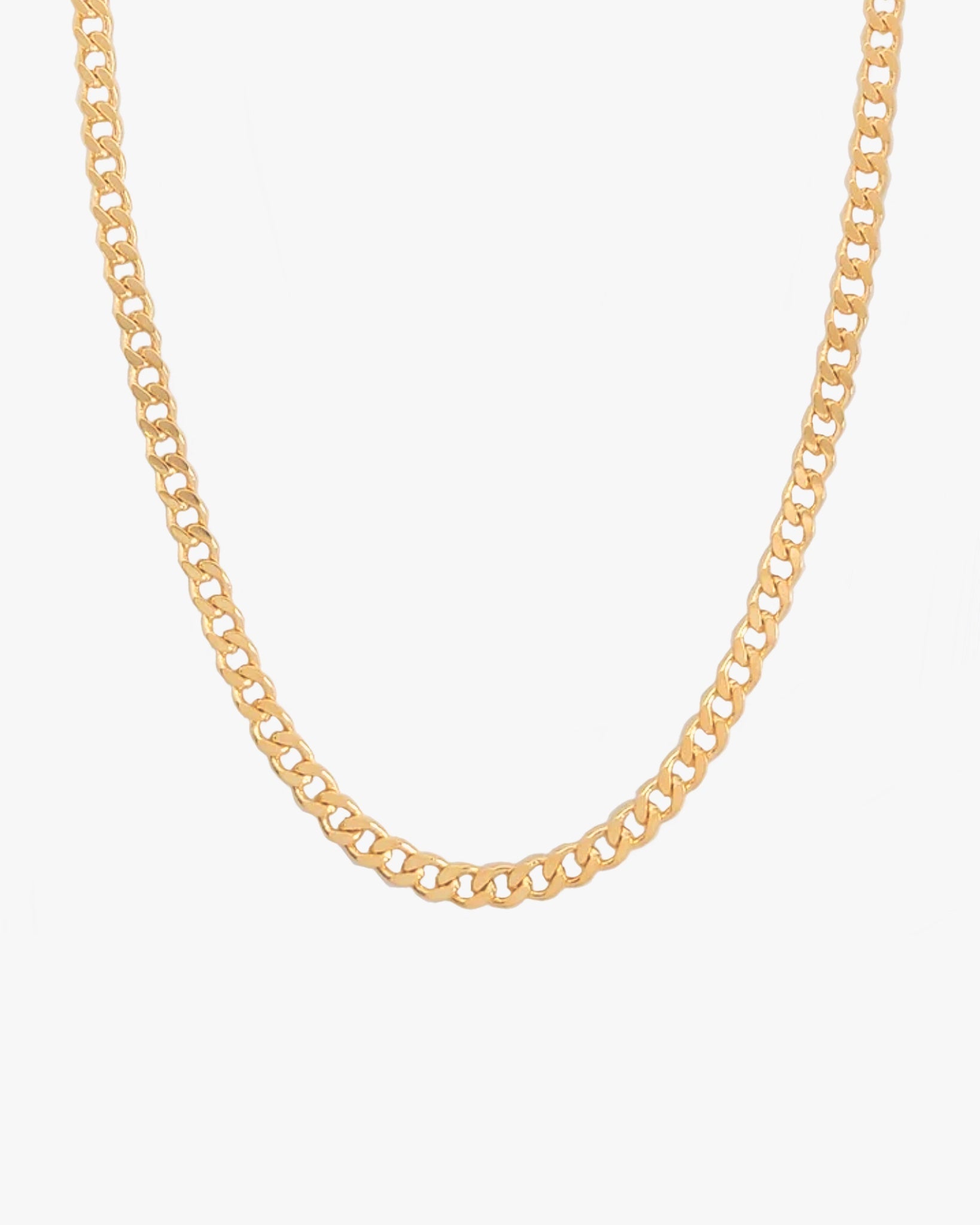 Athena Cuban Chain Necklace / Gold-Filled - Midori Jewelry Co.