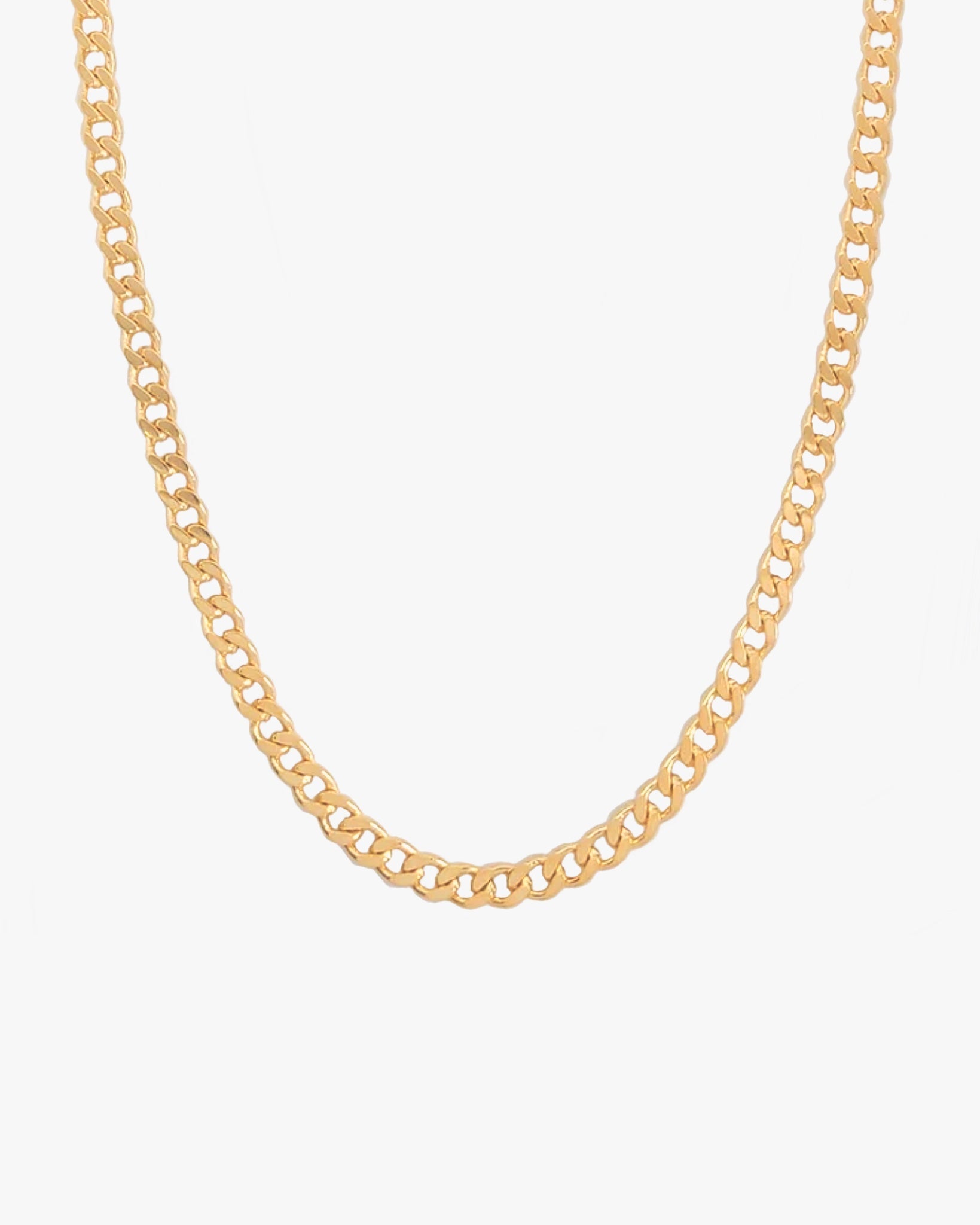 Athena Cuban Chain Necklace / Gold-Filled - Midori Jewelry Co.