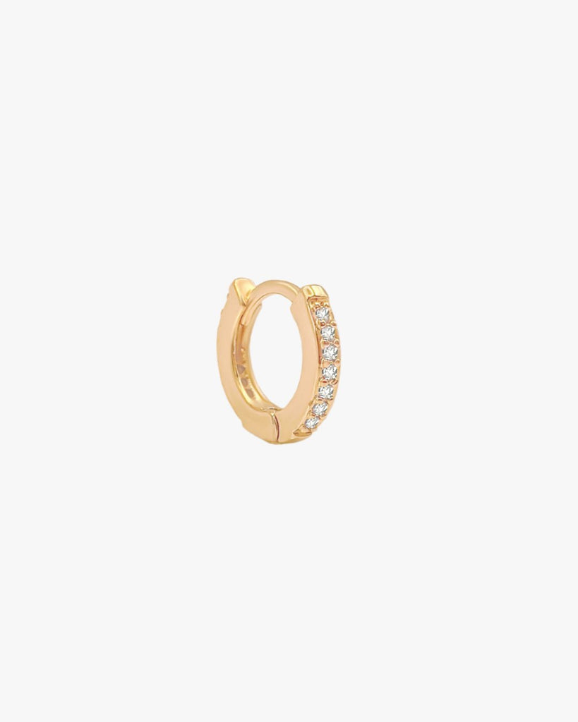 Diamond Pavé Hoop / Gold-Filled - Midori Jewelry Co.