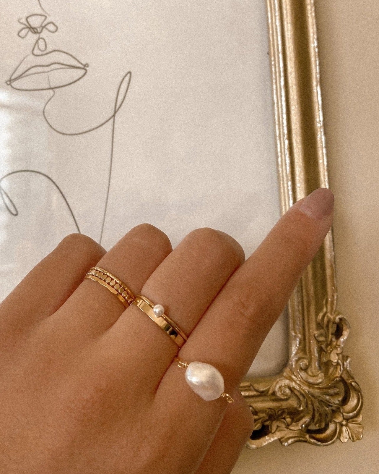 Stacking Rings Dot Stacking Ring / Gold-Filled Midori Jewelry Co.