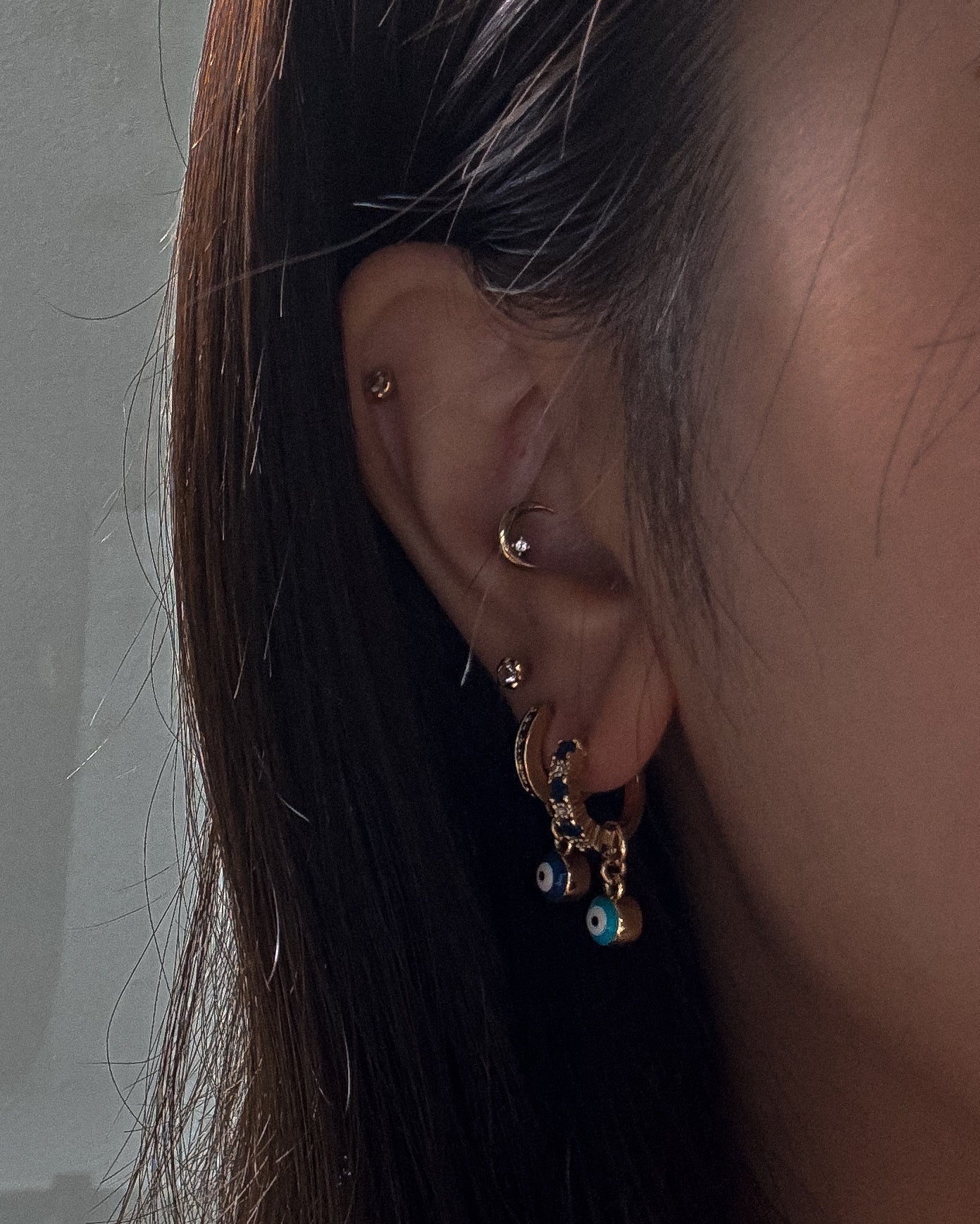 Evil Eye Charm / Gold-Filled - Midori Jewelry Co.