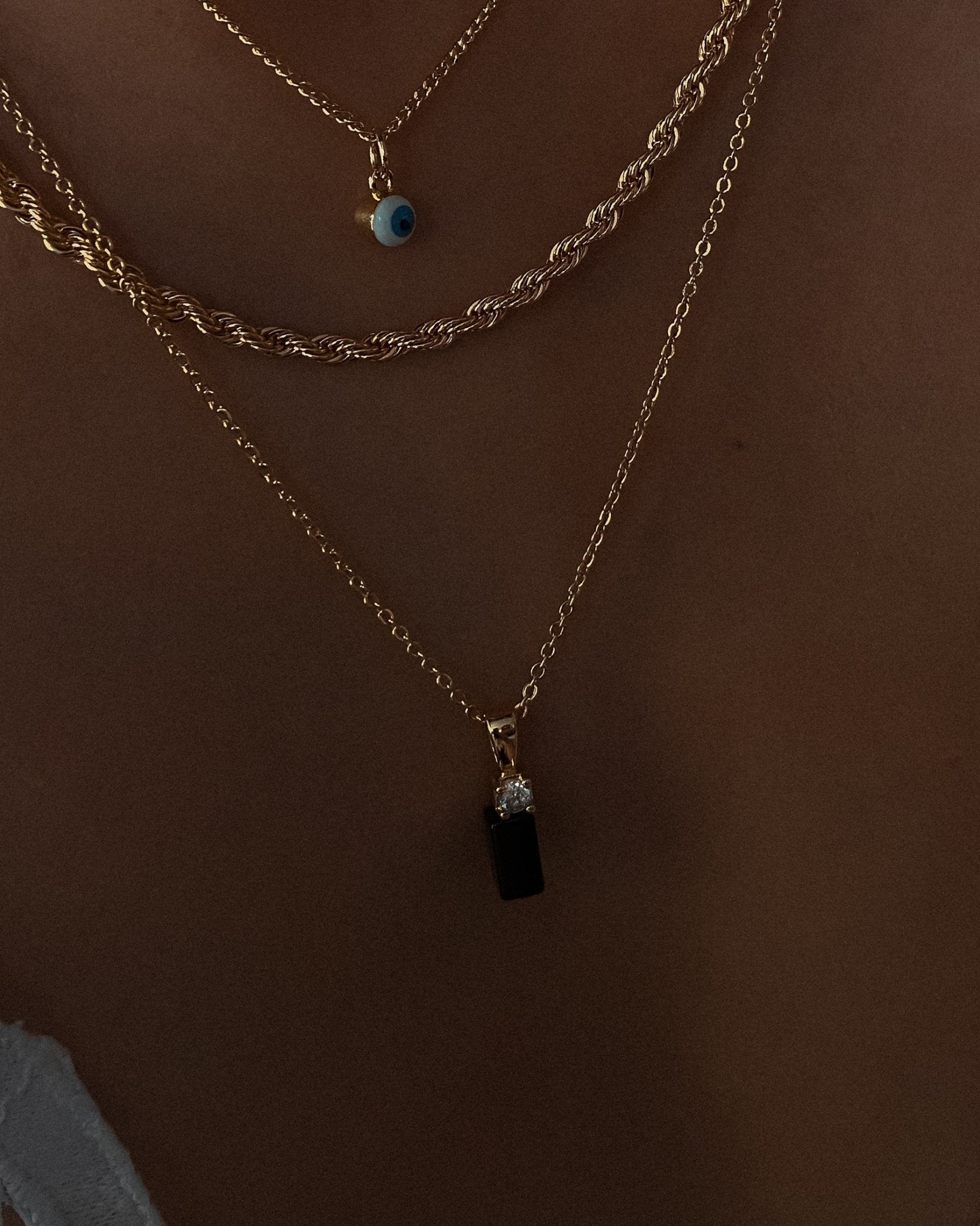 Evil Eye Charm / Gold-Filled - Midori Jewelry Co.