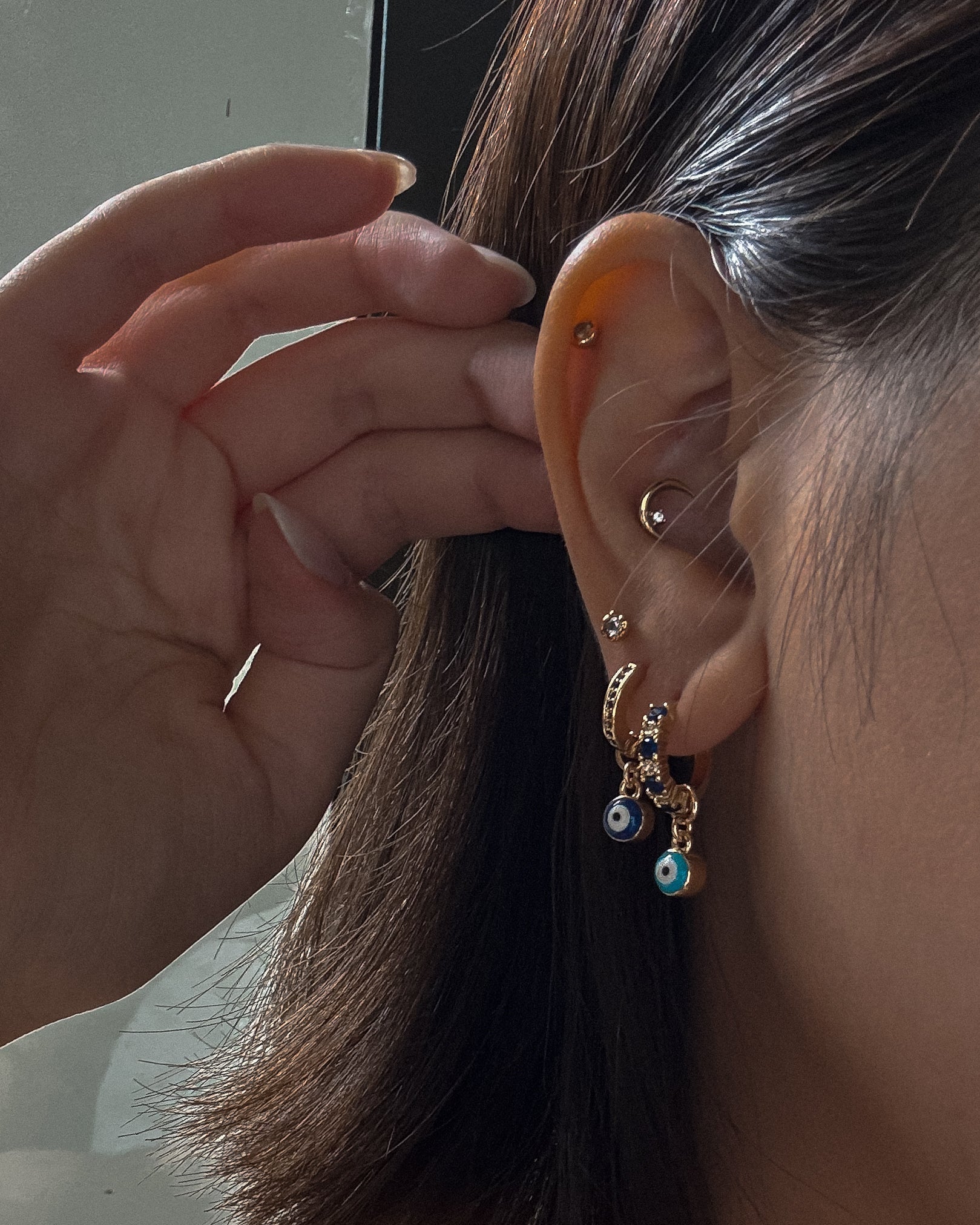 Evil Eye Charm / Gold-Filled - Midori Jewelry Co.