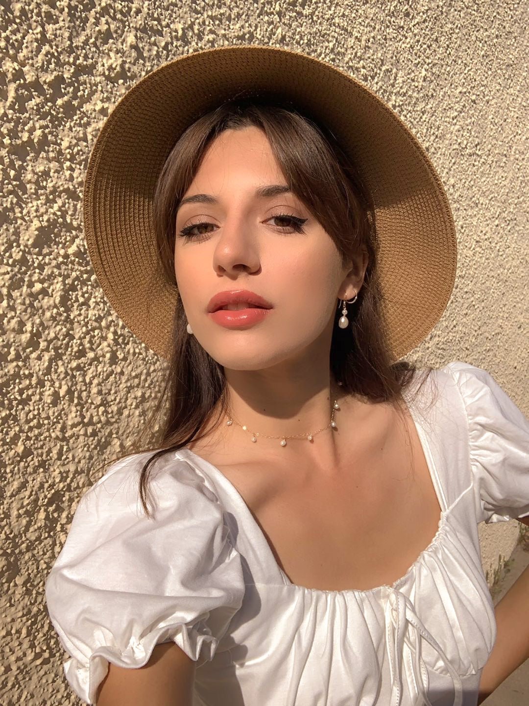 Freya Pearl Earrings / Gold-Filled - Midori Jewelry Co.