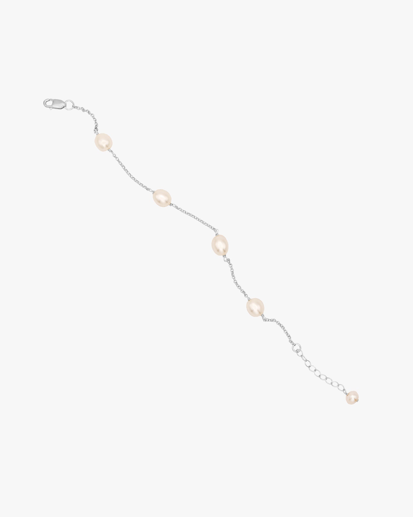 Gabi Pearl Bracelet / Sterling Silver - Midori Jewelry Co.