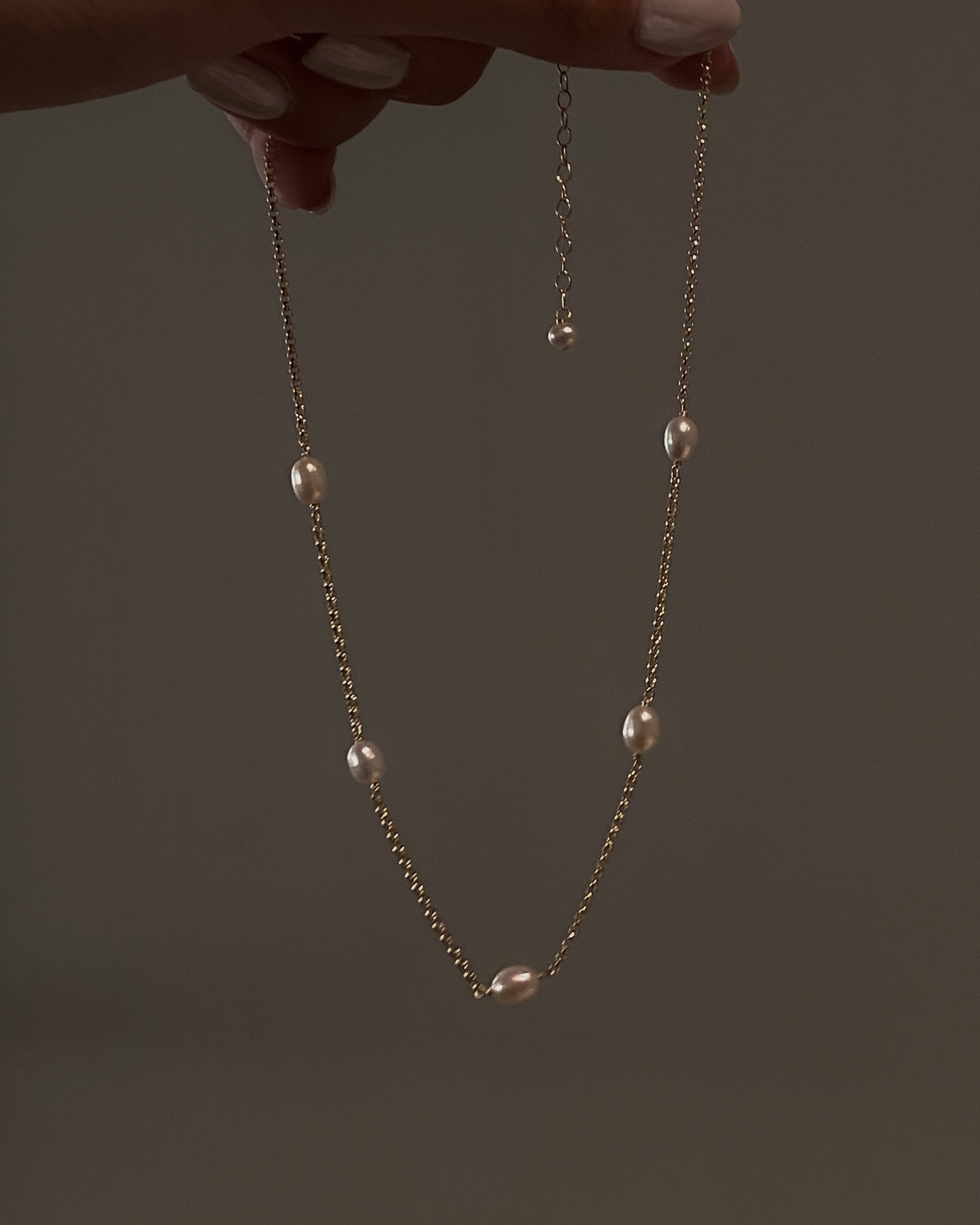 Gabi Pearl Choker Necklace / Gold-Filled - Midori Jewelry Co.