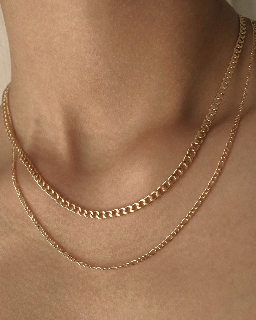 Chain Necklaces Gianna Figaro Chain Necklace / Gold-Filled Midori Jewelry Co.