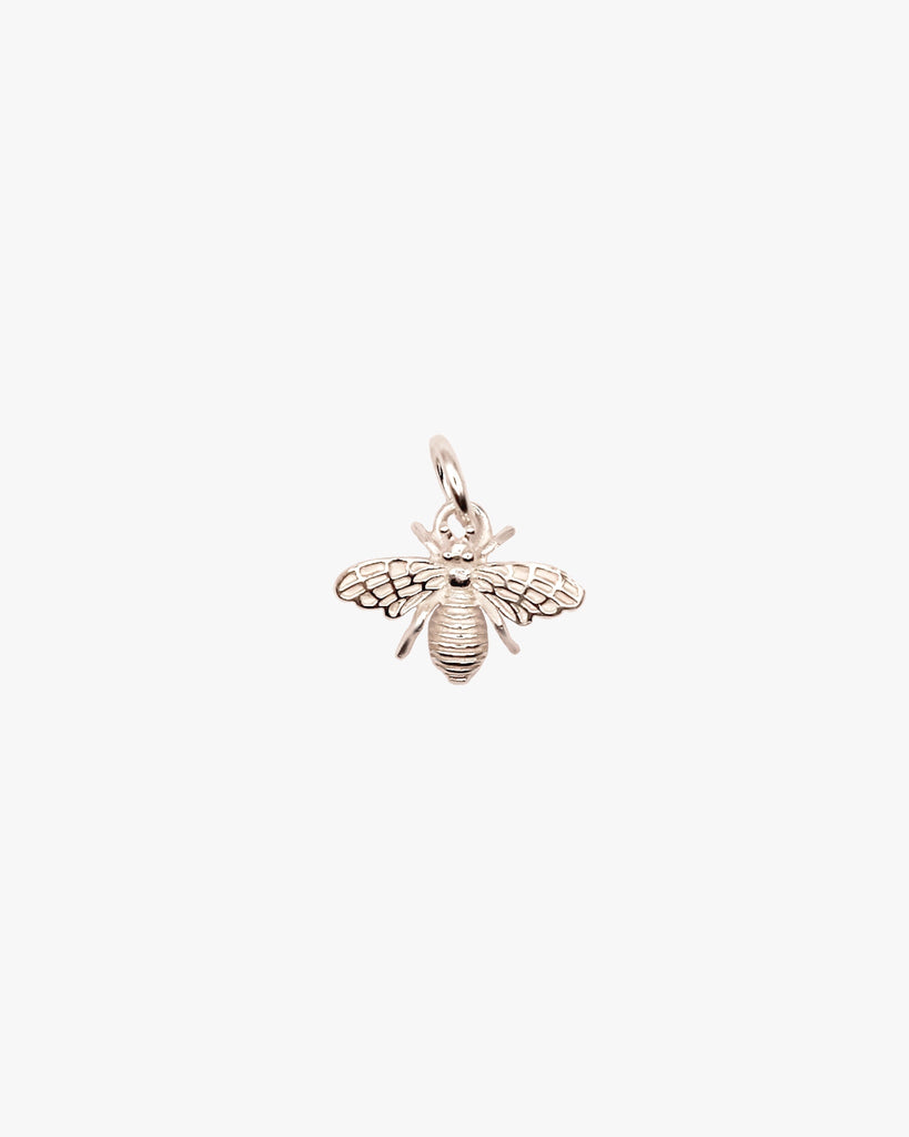 Honey Bee Charm / Sterling Silver - Midori Jewelry Co.
