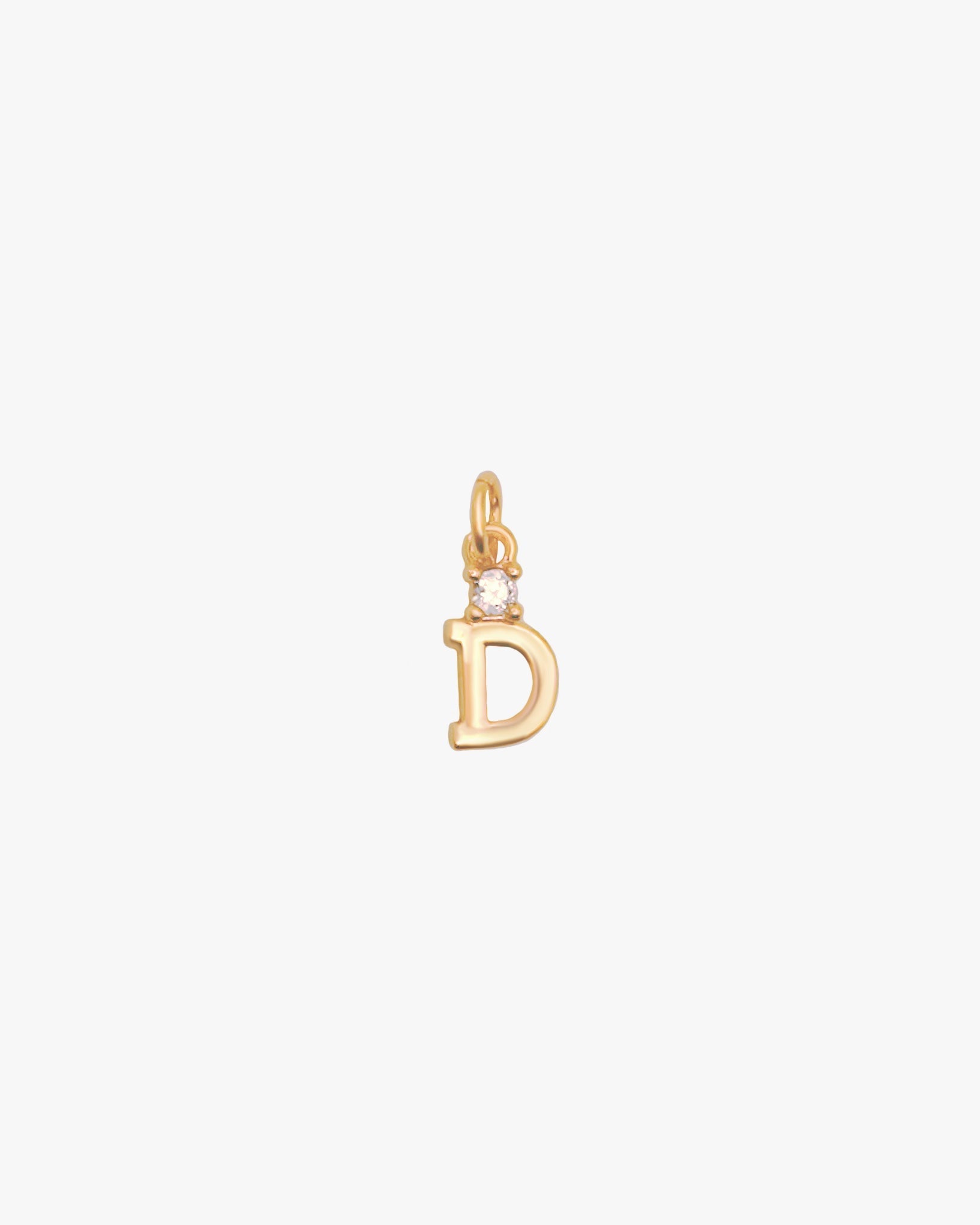 Initial Letter Charm / Gold-Filled - Midori Jewelry Co.