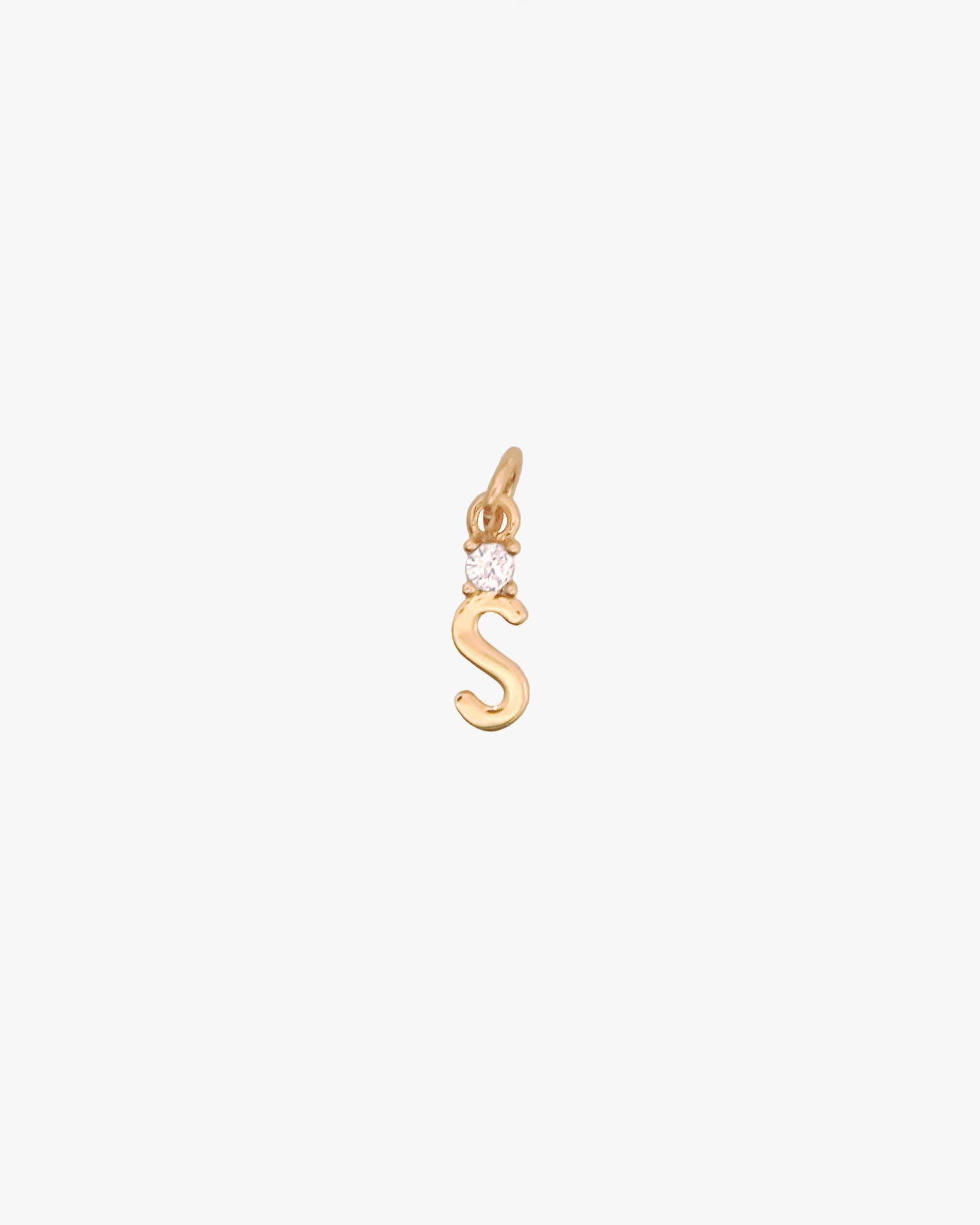 Initial Letter Charm / Gold-Filled - Midori Jewelry Co.