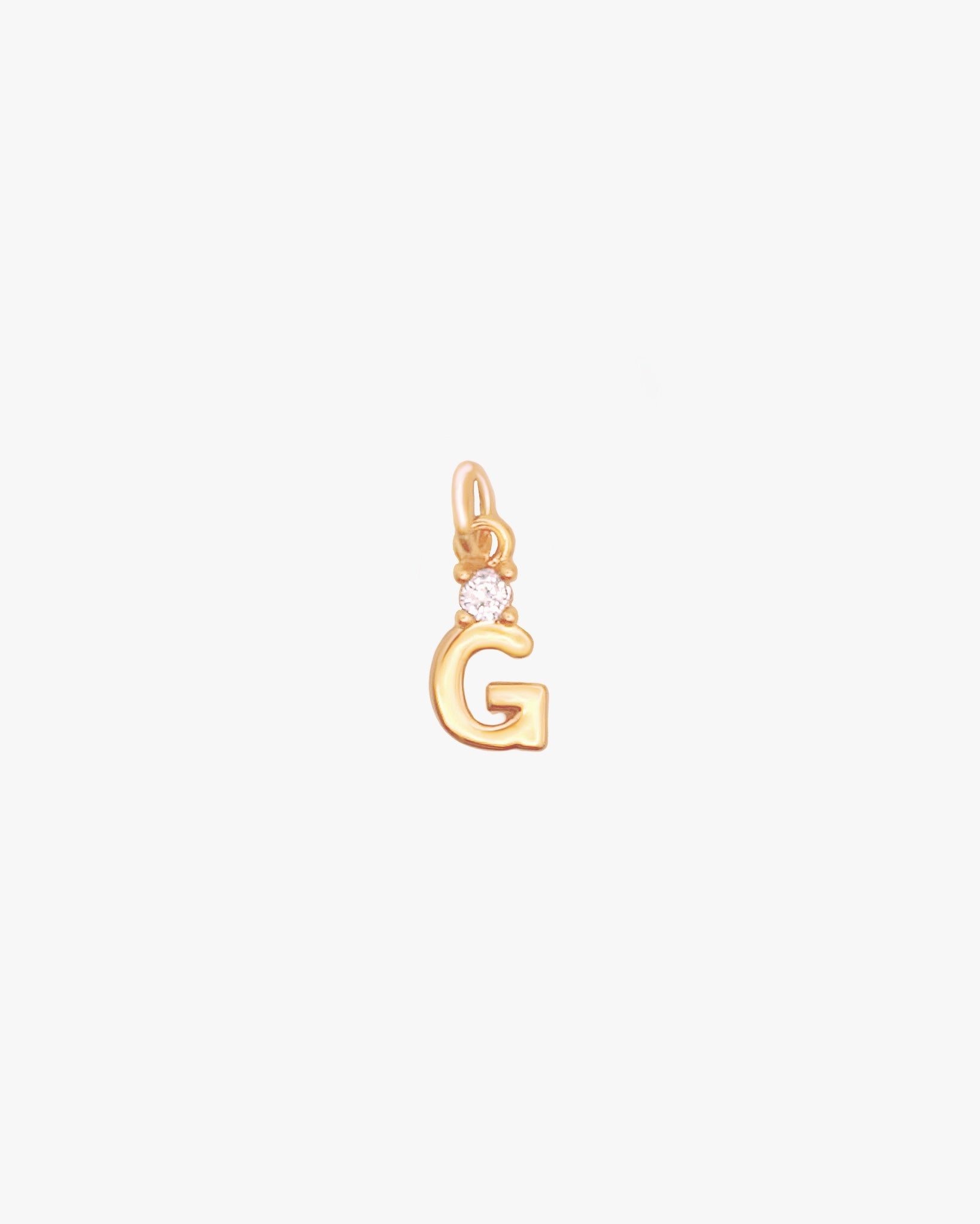 Initial Letter Charm / Gold-Filled - Midori Jewelry Co.