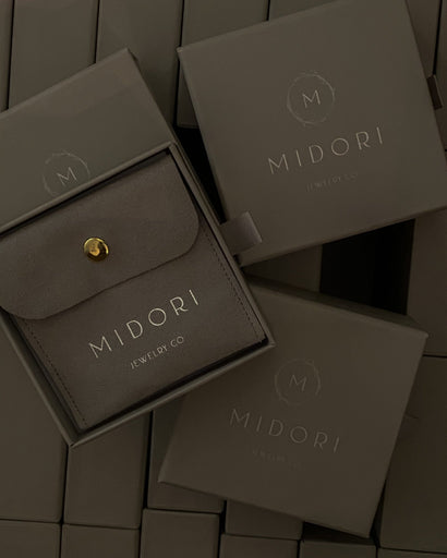 Jewelry Gift Box and Pouch - Midori Jewelry Co.