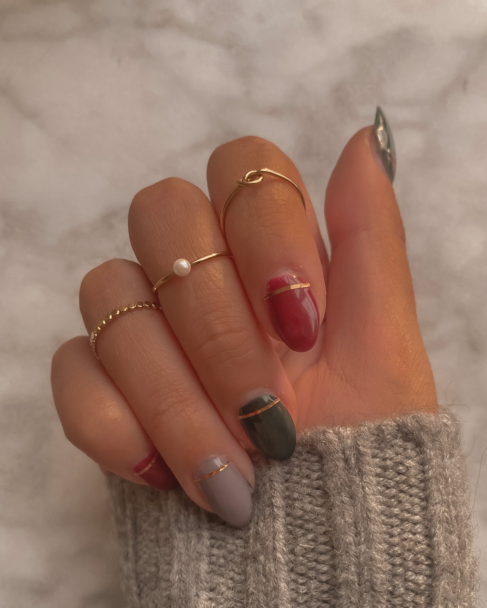 Stacking Rings Love Knot Stacking Ring / Gold-Filled Midori Jewelry Co.