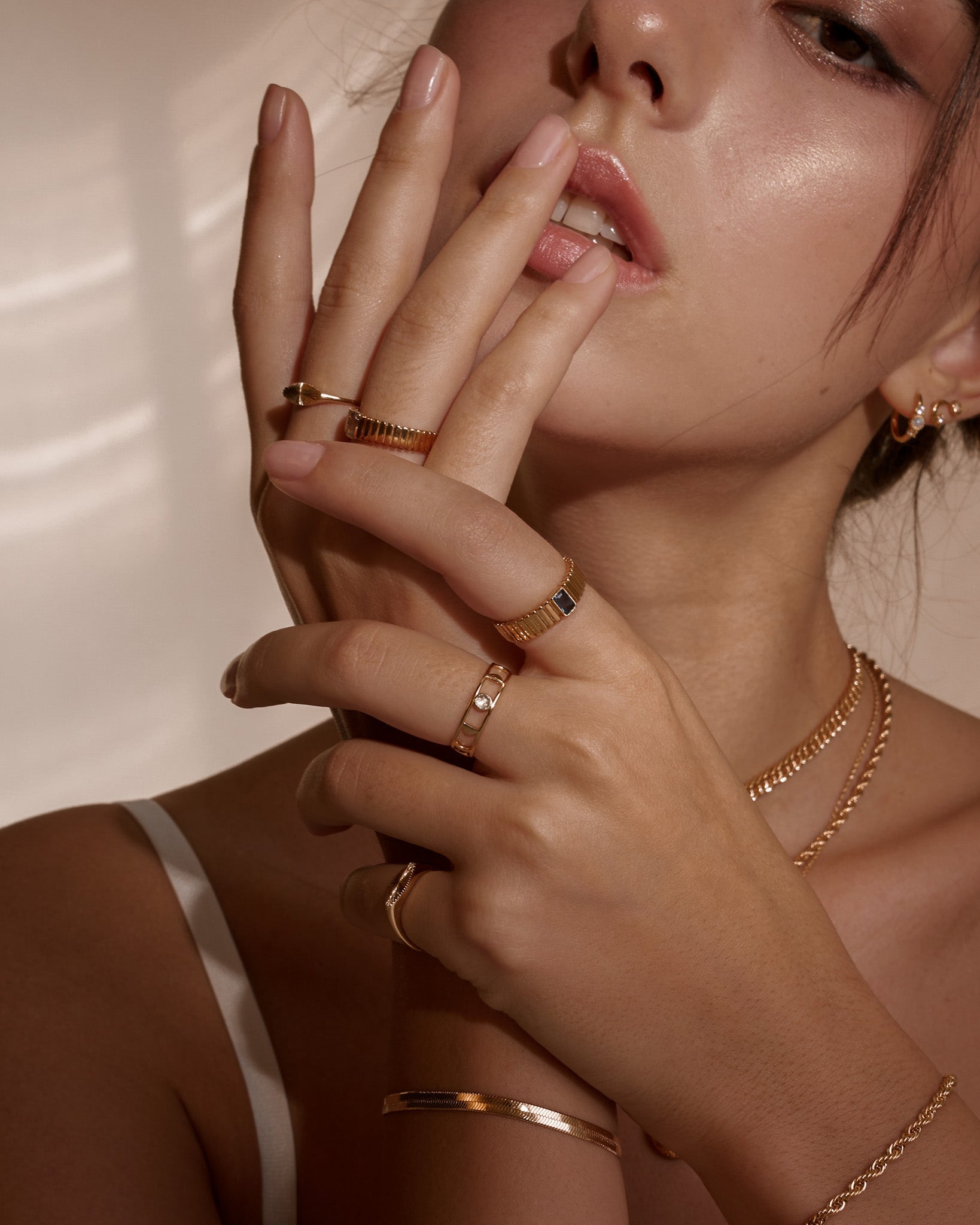 Statement Rings Moon Phases Ring / Gold Vermeil Midori Jewelry Co.