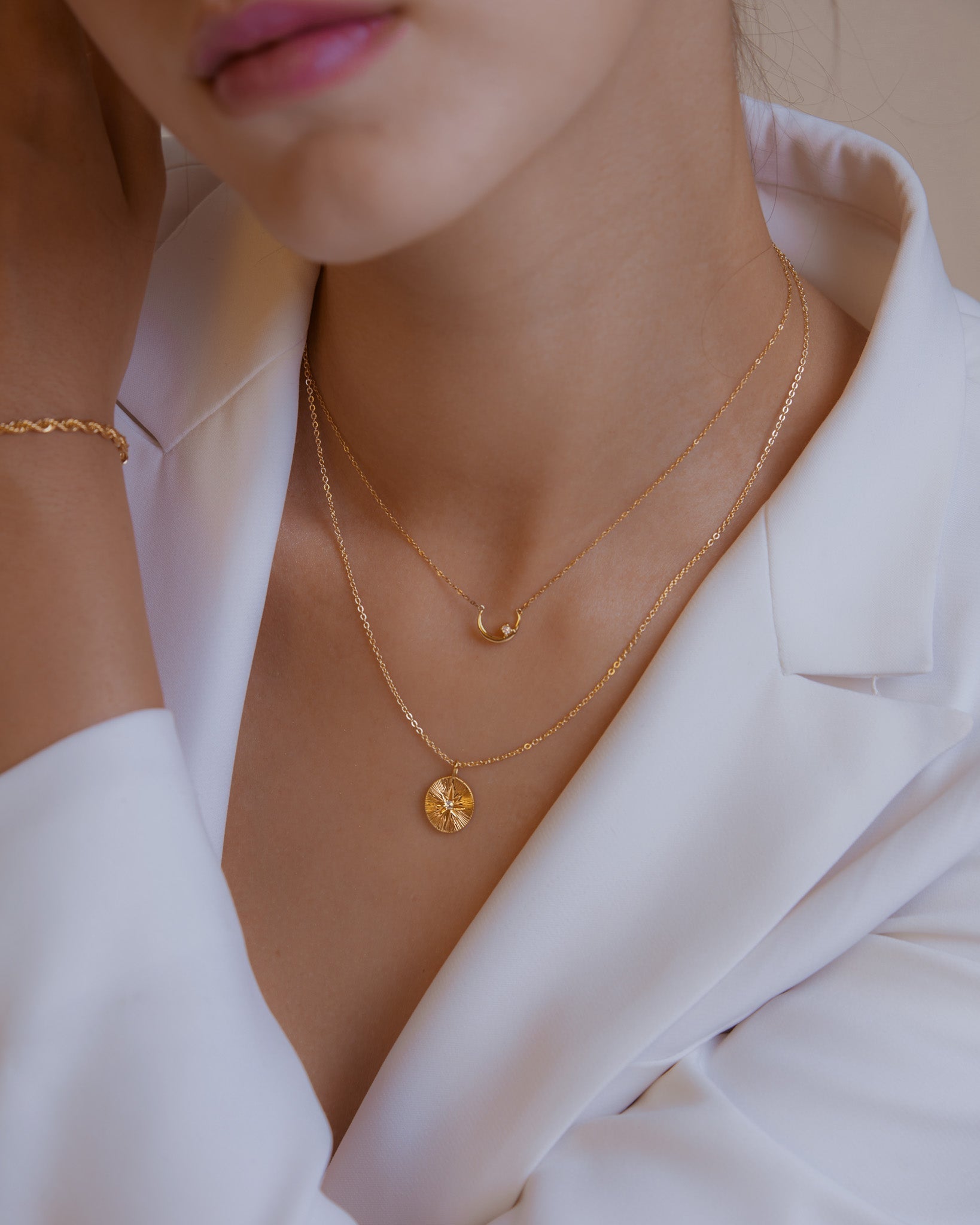 North Star Pendant Necklace / Gold Vermeil (Ready to Ship) - Midori Jewelry Co.