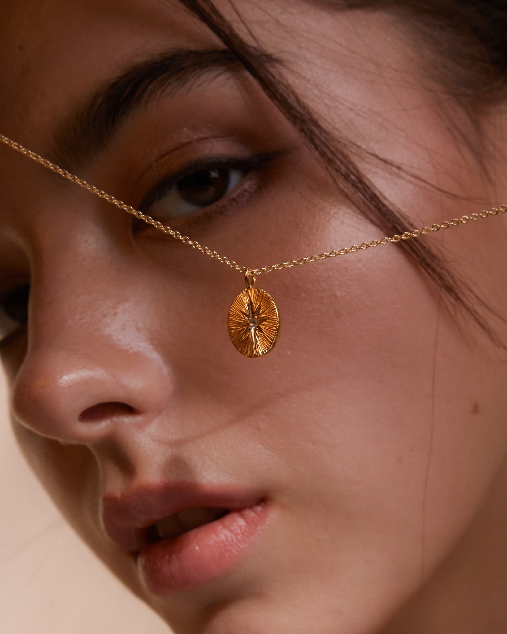 North Star Pendant Necklace / Gold Vermeil (Ready to Ship) - Midori Jewelry Co.