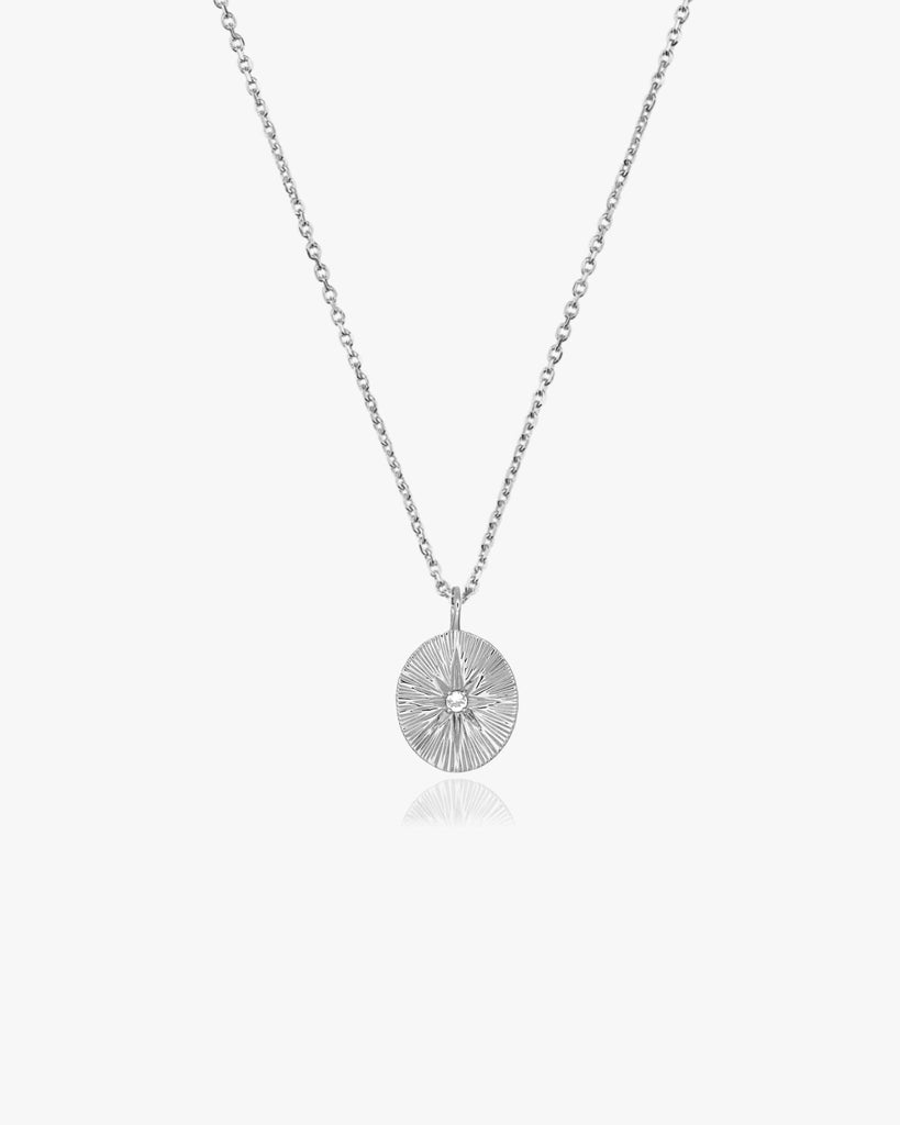 North Star Pendant Necklace / Sterling Silver - Midori Jewelry Co.