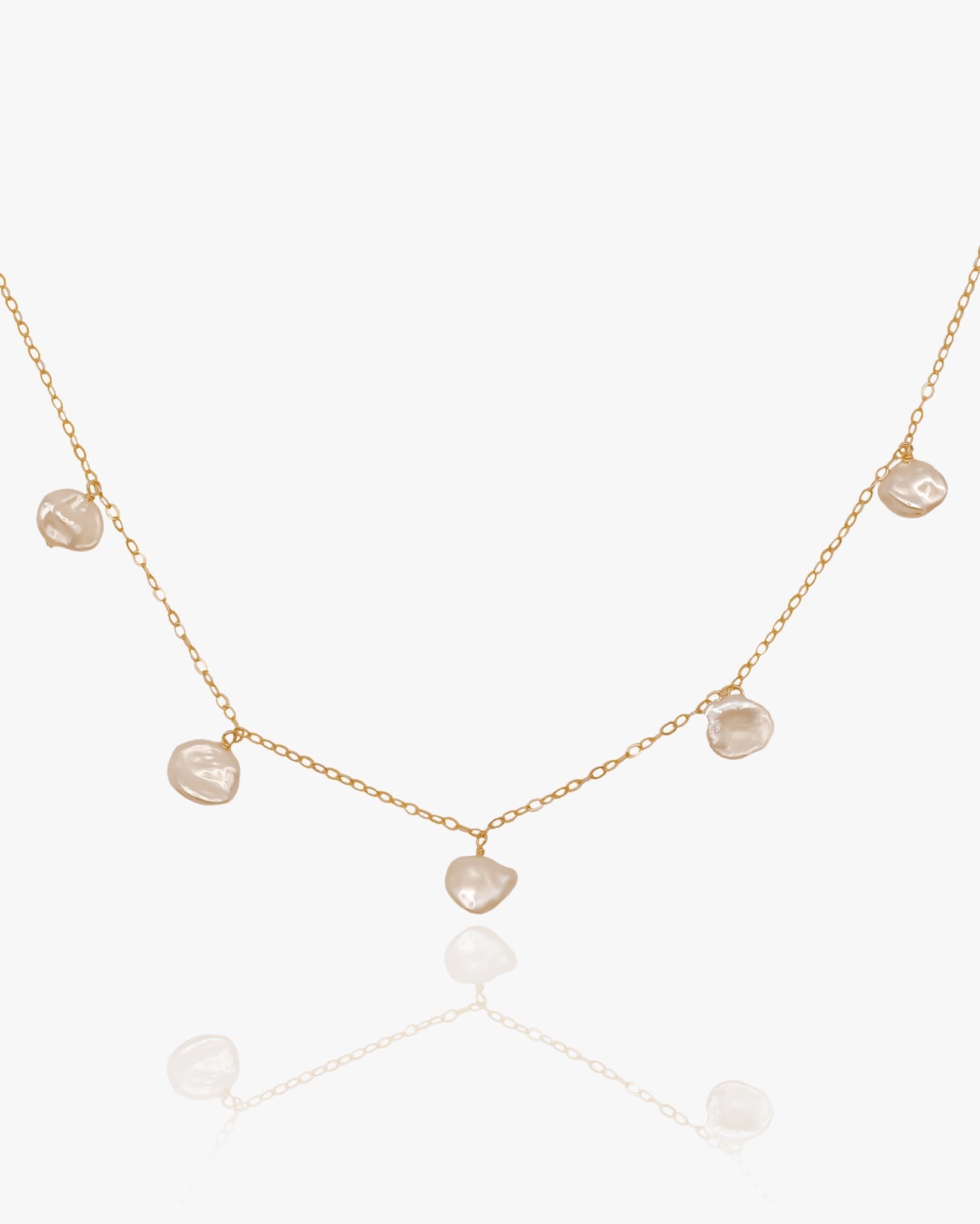 Positano Pearl Necklace / Gold-Filled - Midori Jewelry Co.