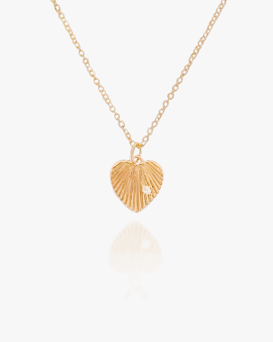 Gold-Filled Heart Locket Necklace | Midori Jewelry Co. 16/40CM