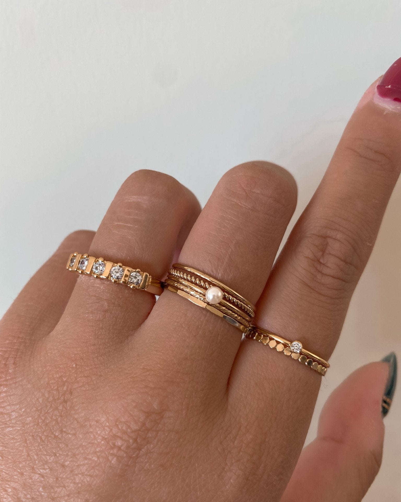 Stacking Rings Rope Stacking Ring / Gold-Filled Midori Jewelry Co.