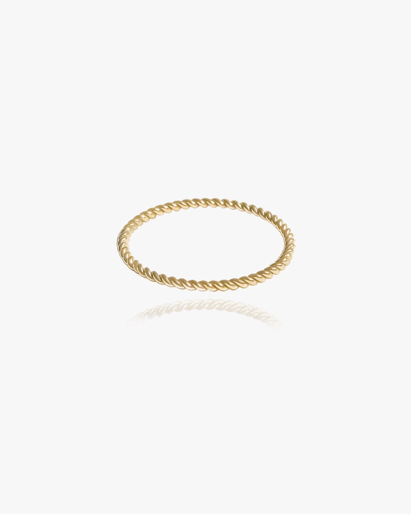 Rope Stacking Ring / Gold-Filled - Midori Jewelry Co.