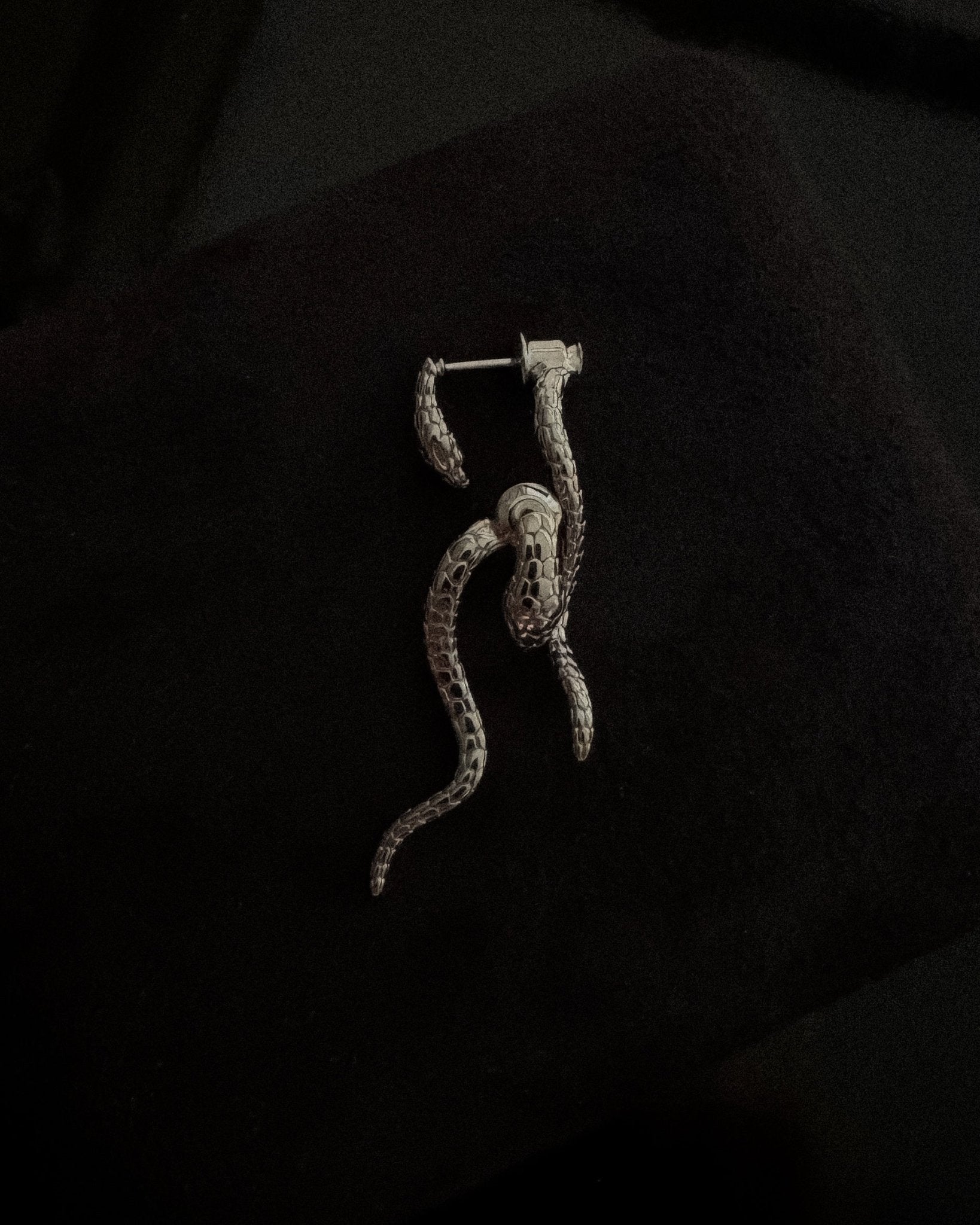 Serpent Stud Earrings / Gold-Filled - Midori Jewelry Co.