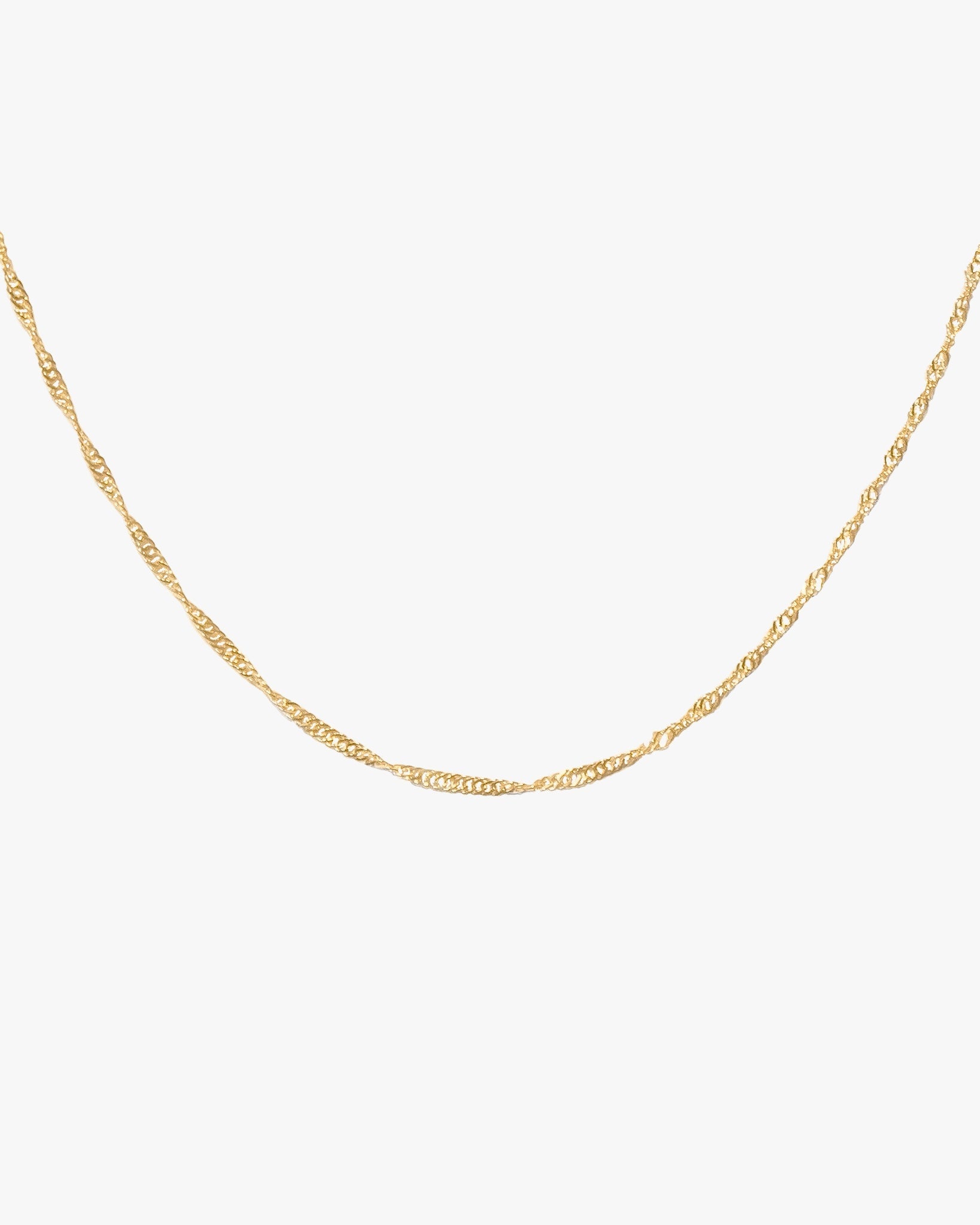 Singapore Rope Chain / Gold-Filled - Midori Jewelry Co.