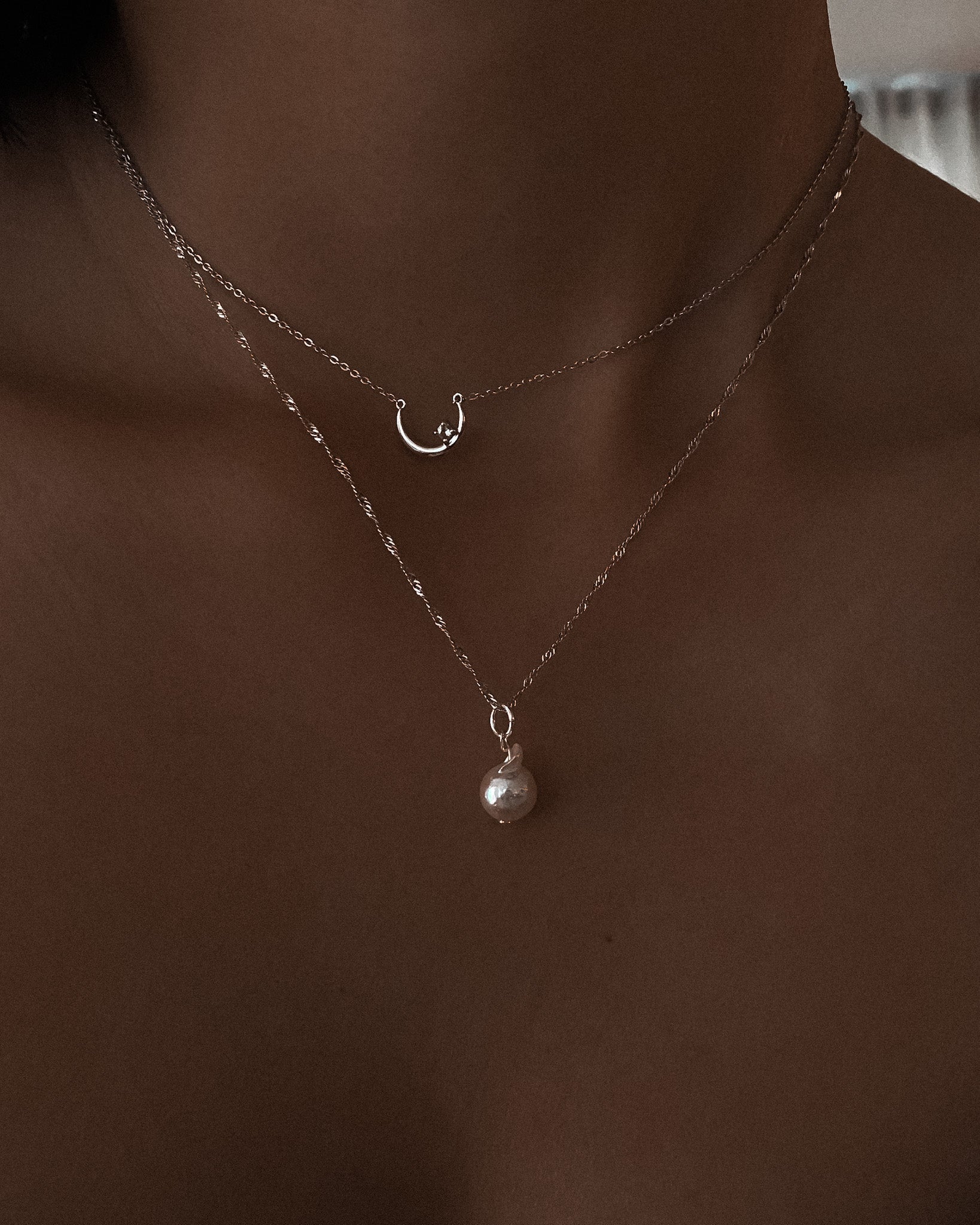 Singapore Rope Chain Necklace / Sterling Silver - Midori Jewelry Co.