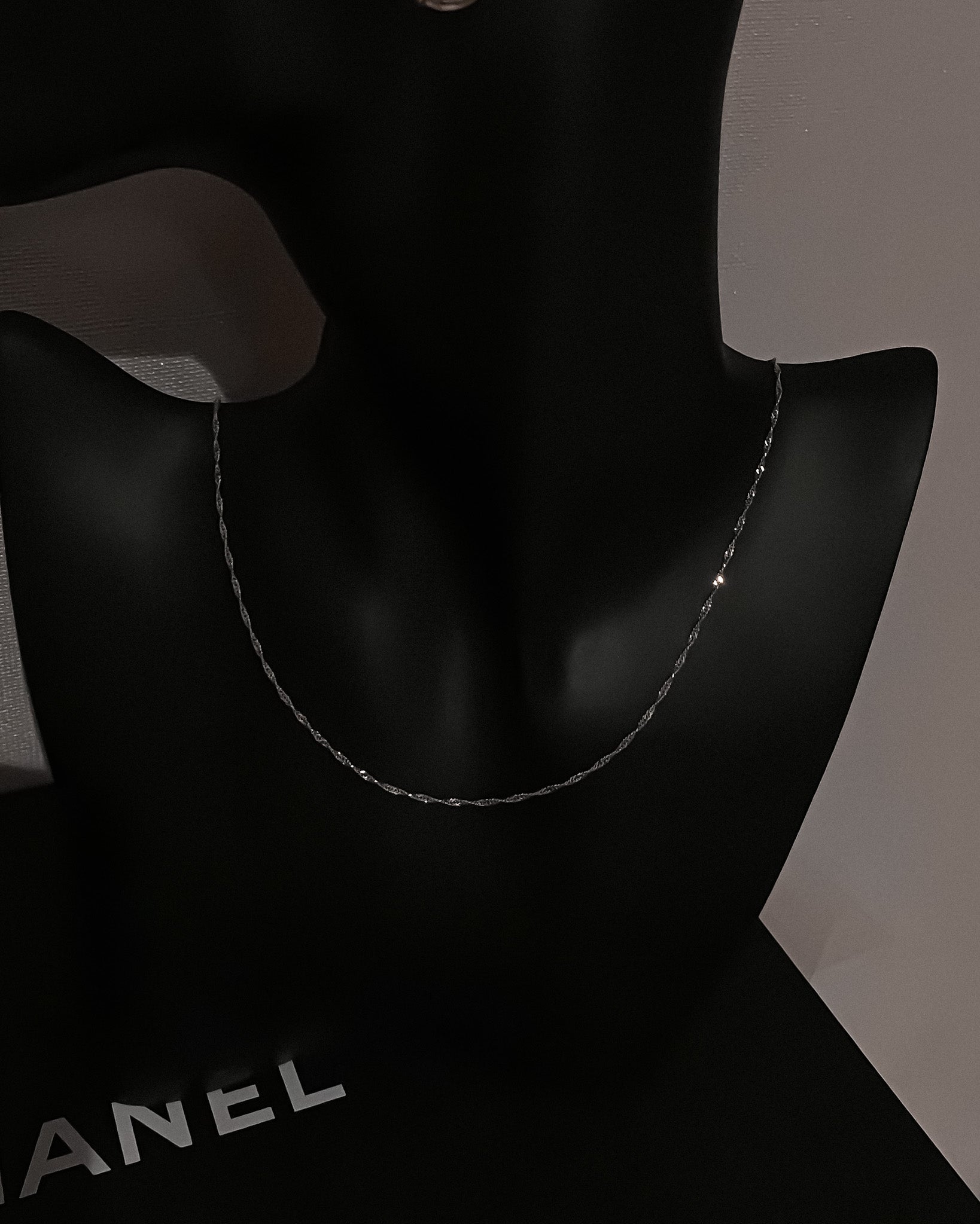 Singapore Rope Chain Necklace / Sterling Silver - Midori Jewelry Co.