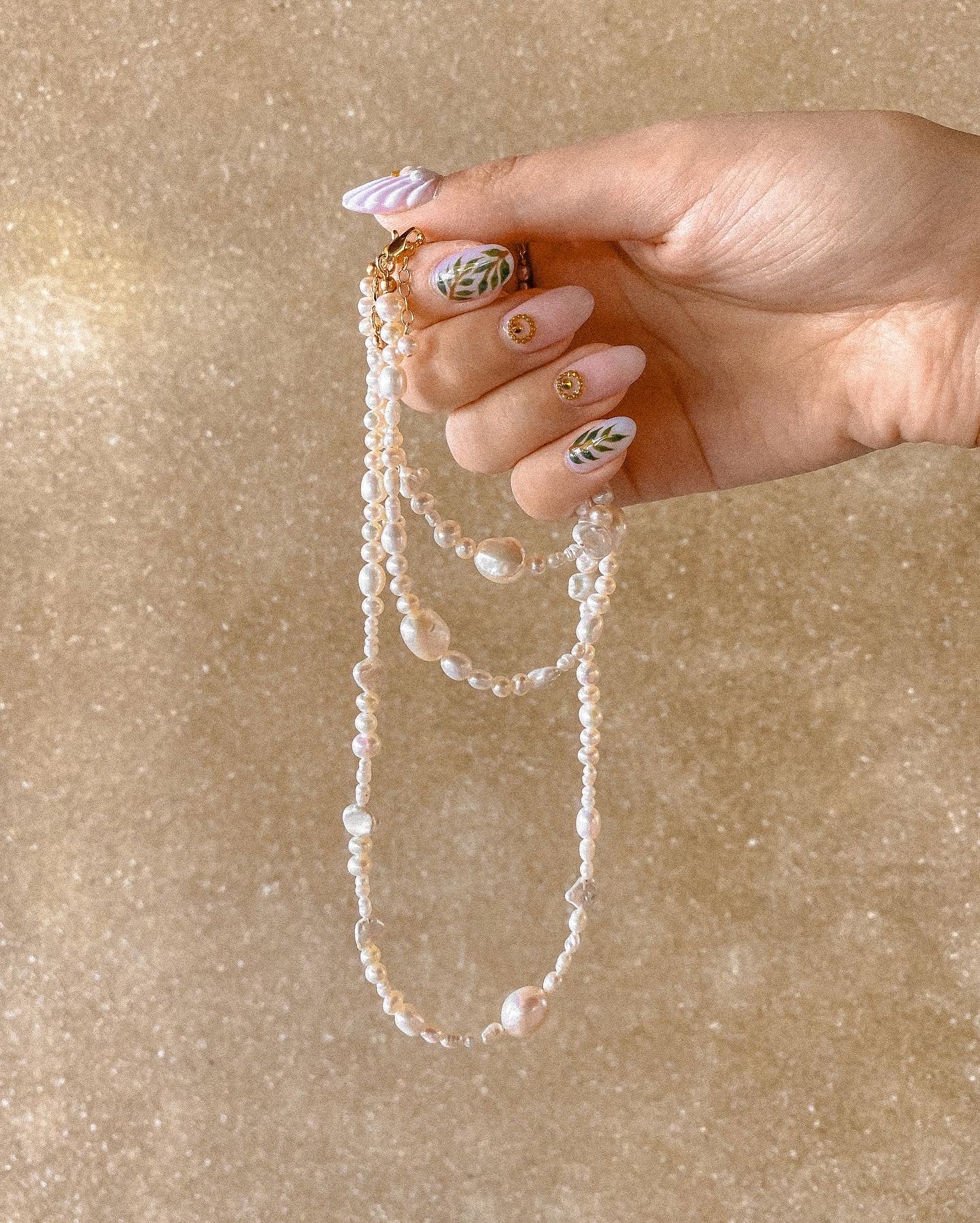 Pearl Anklets Sloane Organic Pearl Anklet / Gold-Filled Midori Jewelry Co.