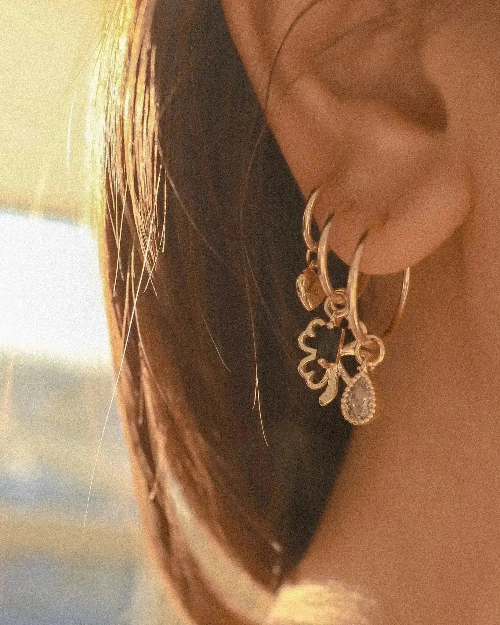 Small Infinite Hoops (12mm, Gold Filled) - Midori Jewelry Co.