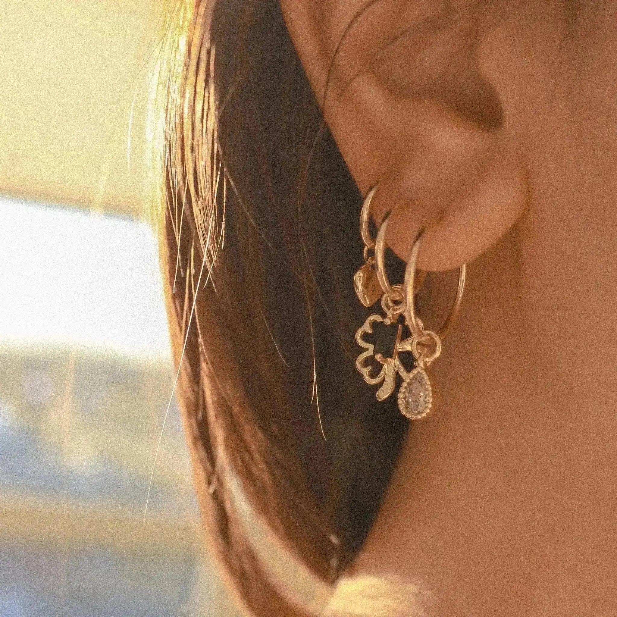 Small Infinite Hoops (12mm, Gold Filled) - Midori Jewelry Co.