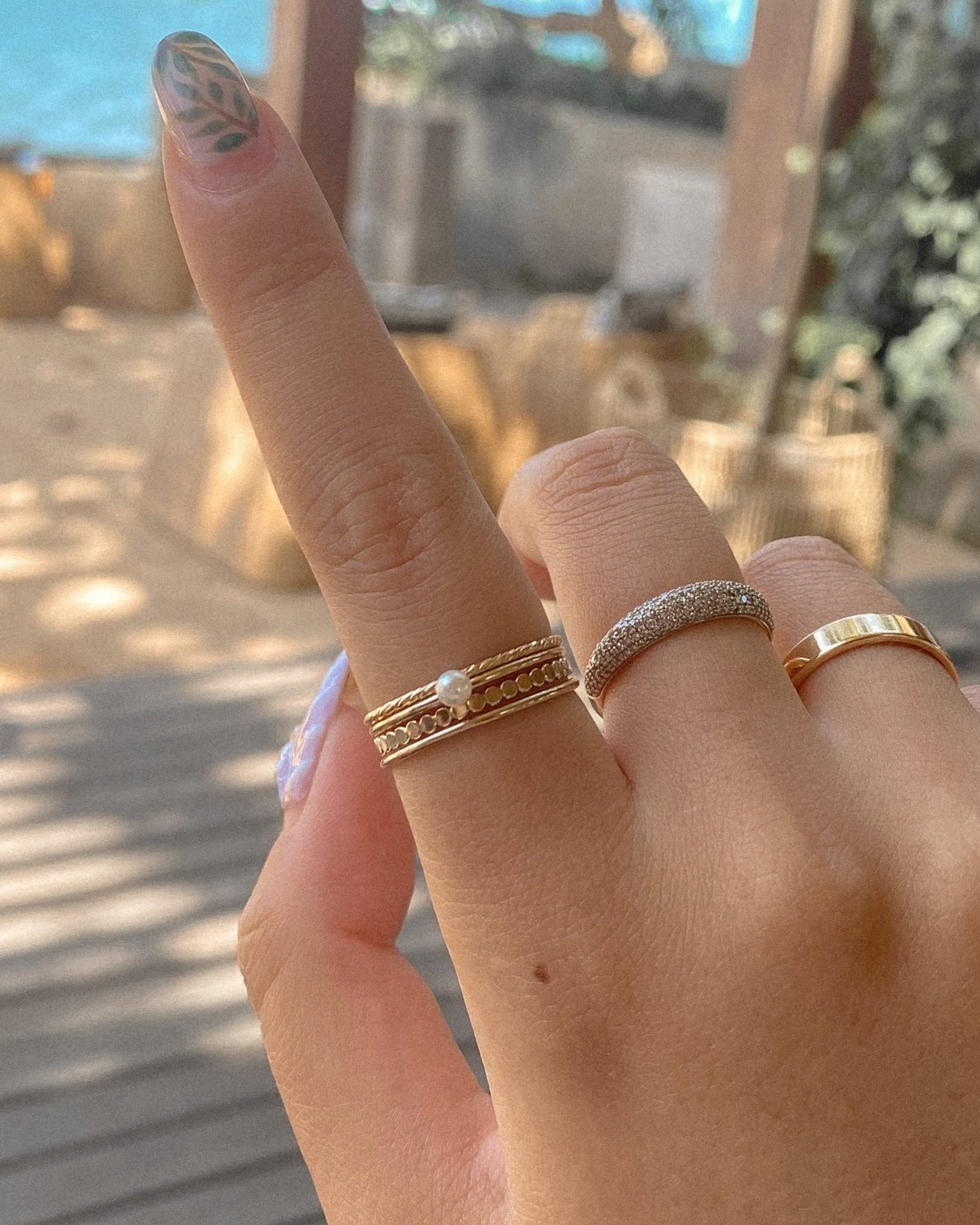 Stacking Rings Stacker Ring / Gold-Filled Midori Jewelry Co.