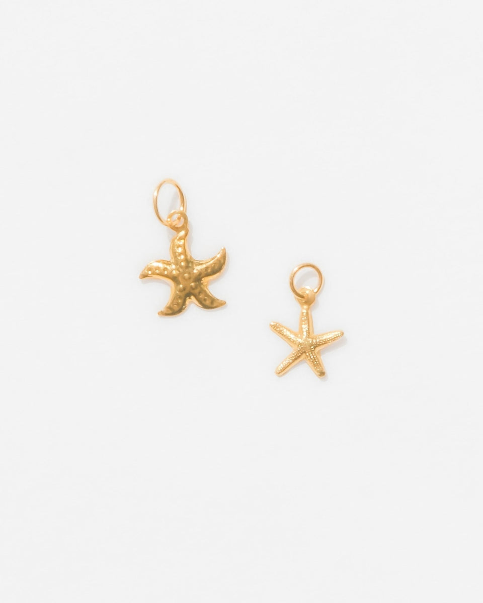 Shell 24K Gold Filled Tiny Charms, Gold Filled Star Fish Charm, Gold  Starfish ,Gold Beach charm Under the sea Jewelry Inspired D-558