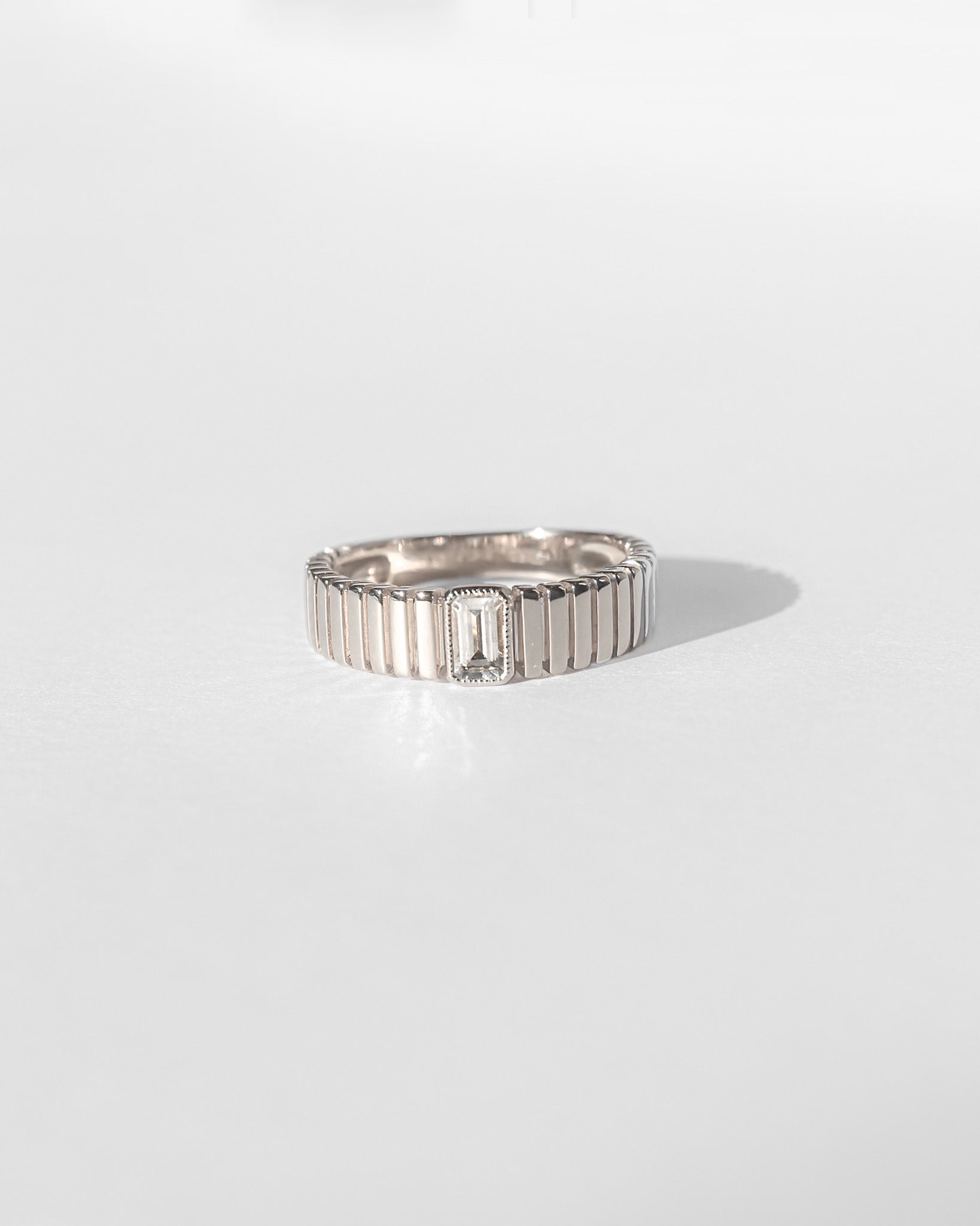 Statement Rings Venus Ribbed Ring / Sterling Silver Midori Jewelry Co.