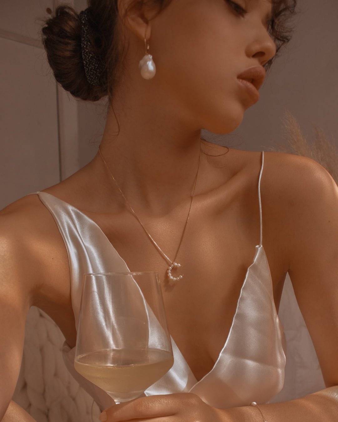 Versailles Pearl Earrings / Gold-Filled - Midori Jewelry Co.