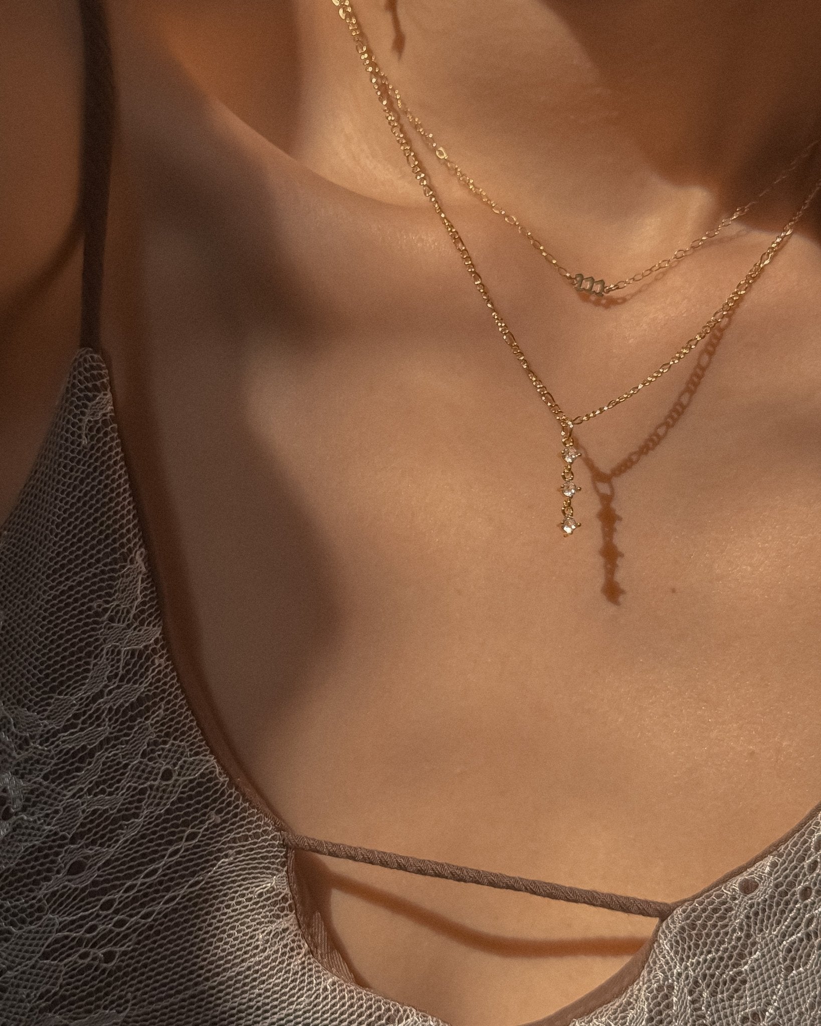 111 Angel Number Choker Necklace - Midori Jewelry Co.