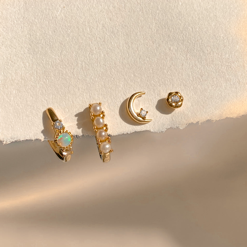 Gold vermeil earrings from Midori Jewelry Co.