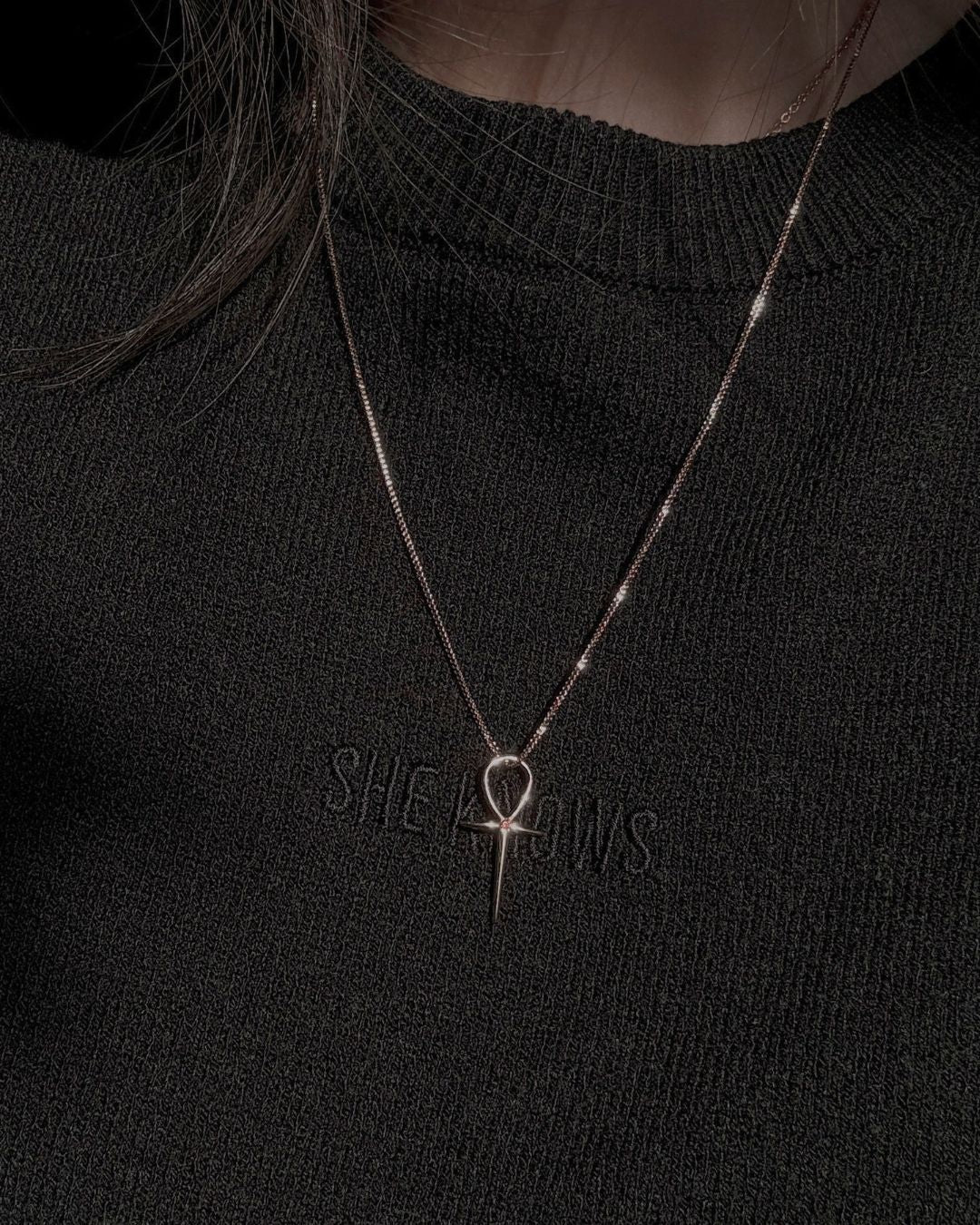 Ankh Necklace - Midori Jewelry Co.