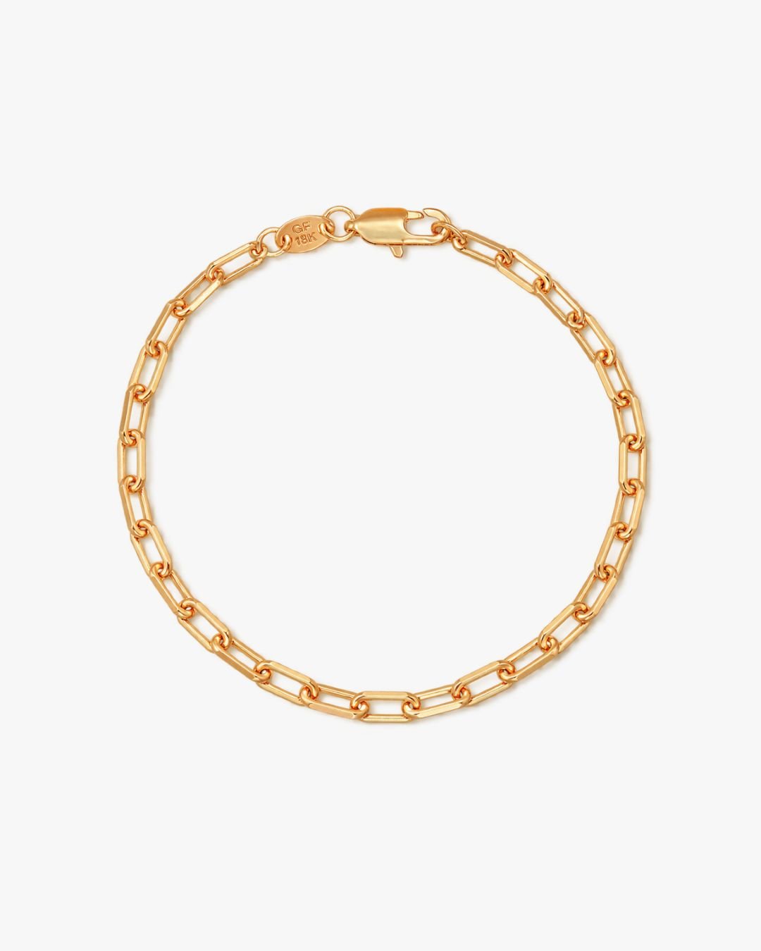 Aubrey Paperclip Chain Anklet - Midori Jewelry Co.