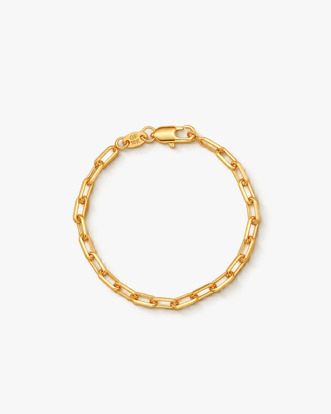 Aubrey Paperclip Chain Bracelet - Midori Jewelry Co.
