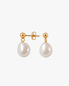 Aurélie Pearl Drop Earrings - Midori Jewelry Co.