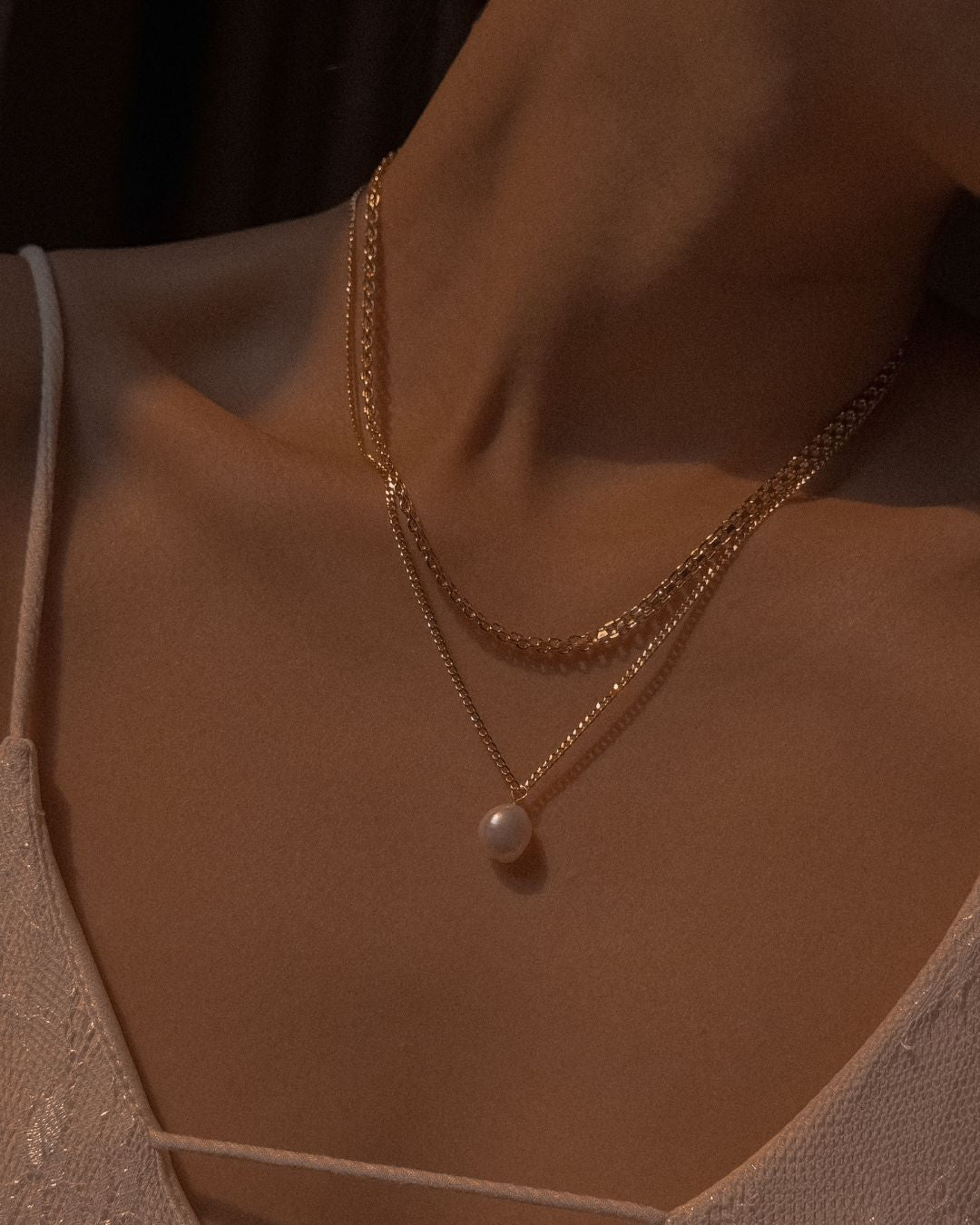 Aurélie Pearl Necklace - Midori Jewelry Co.