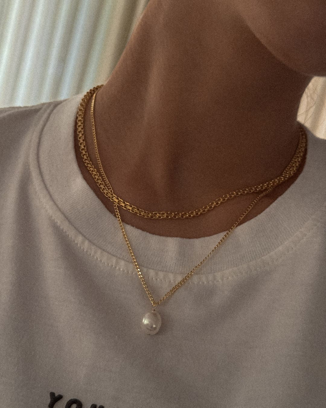 18k Gold-Filled Baroque Pearl Pendant Necklace – Midori Jewelry Co.