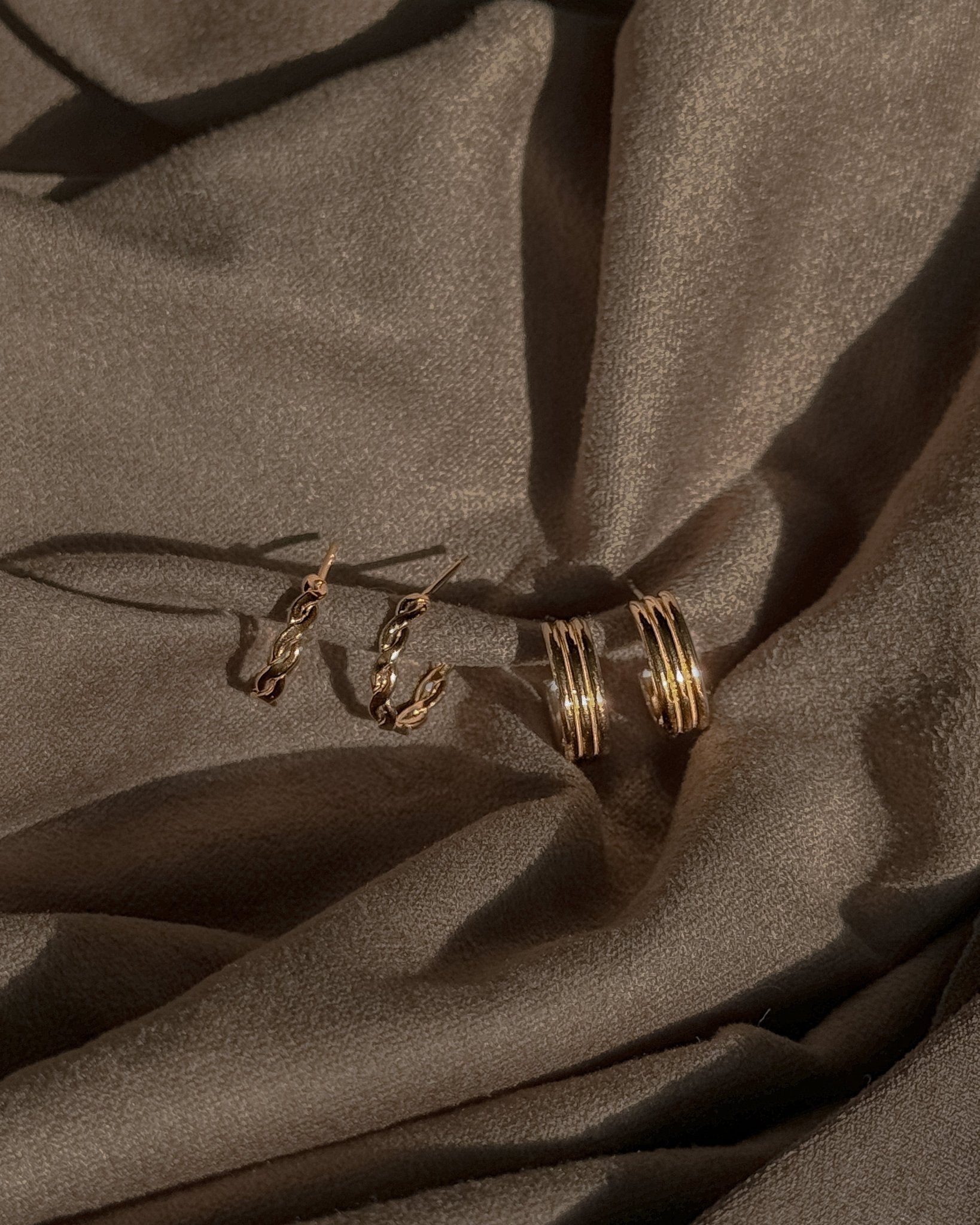 Braided Rope Hoops - Midori Jewelry Co.