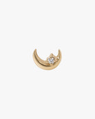 Crescent Moon Stud - Midori Jewelry Co.