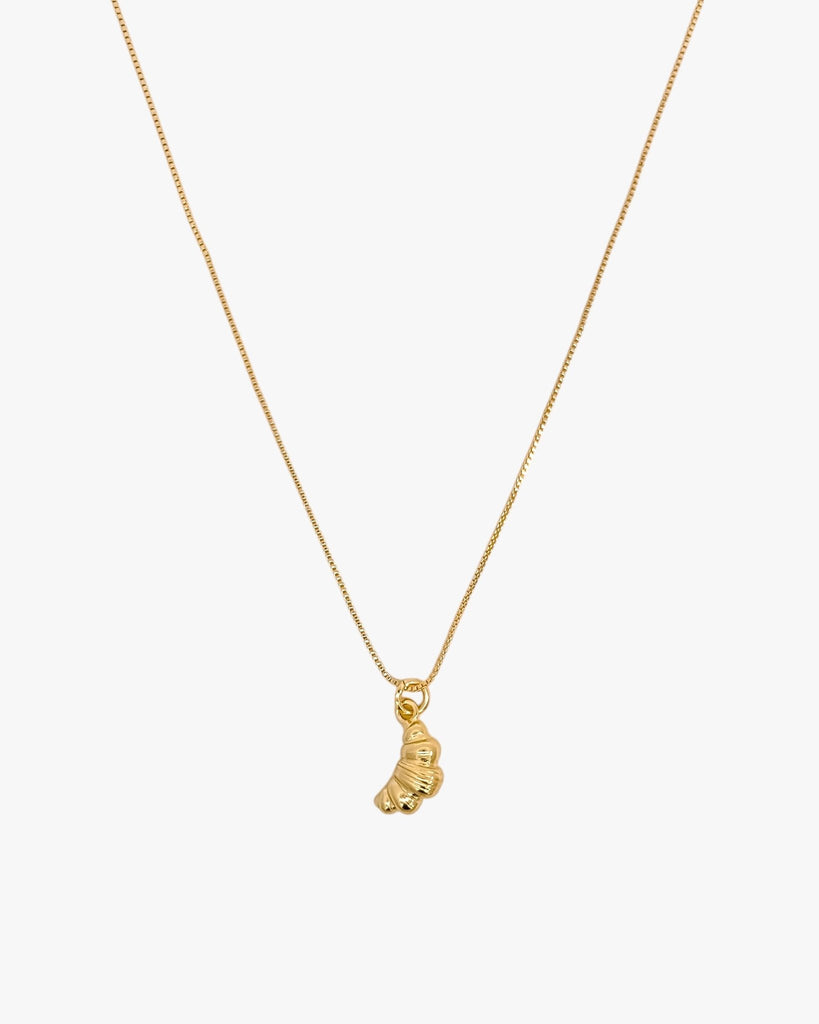 Croissant Charm Necklace (Holiday Edition) - Midori Jewelry Co.