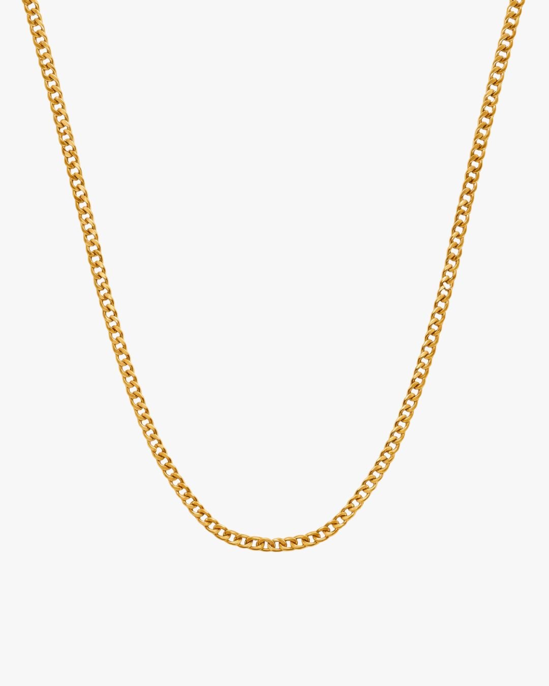 NEIGHBORHOOD ネイバーフッド GOLD PLAIN NECKLACE 18K Gold-Filled Dainty Curb Chain Necklace – Midori Jewelry Co.