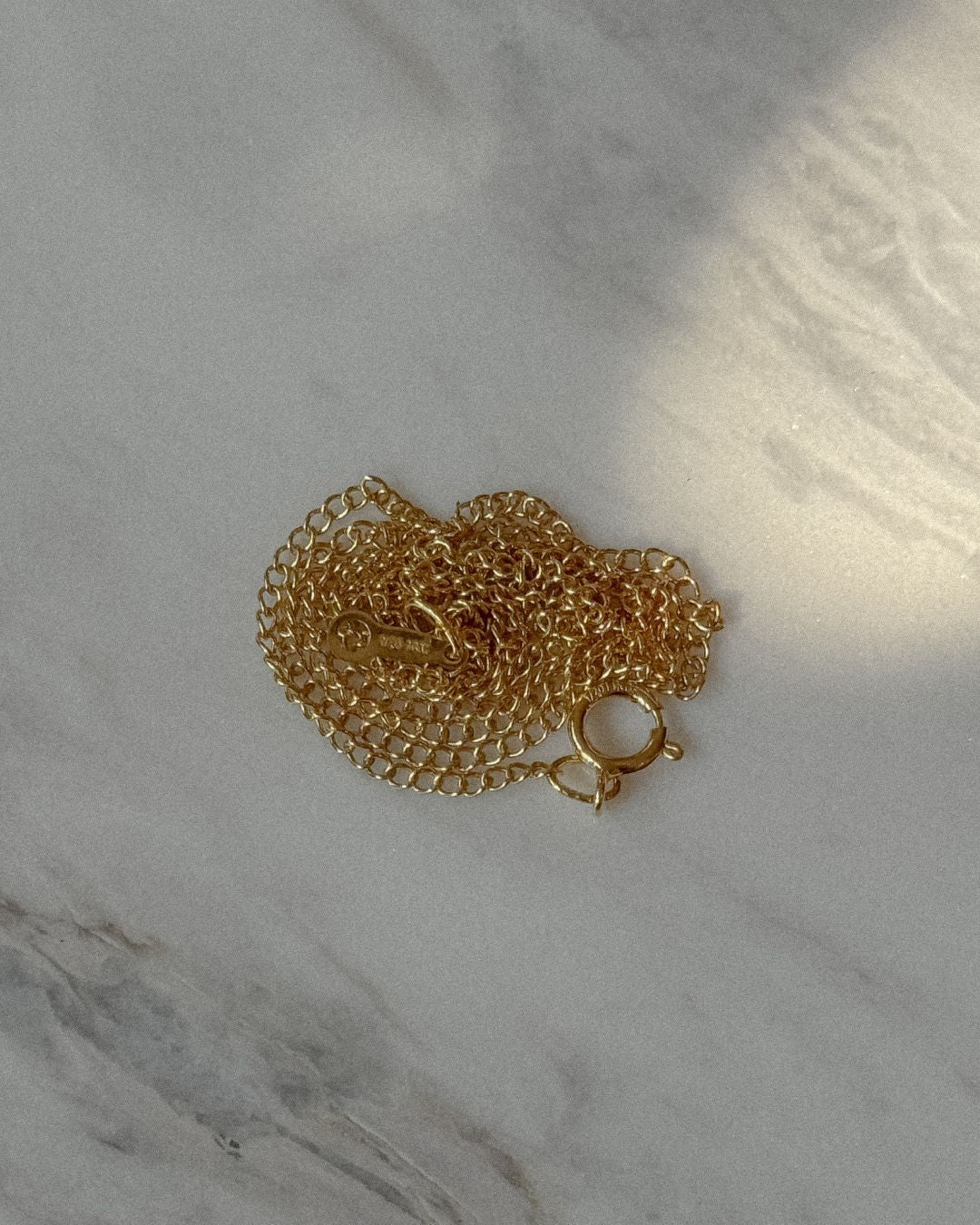 Gold-Filled Curb Chain Necklace | Midori Jewelry Co.