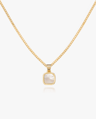 Emma Mother of Pearl Pendant Necklace - Midori Jewelry Co.